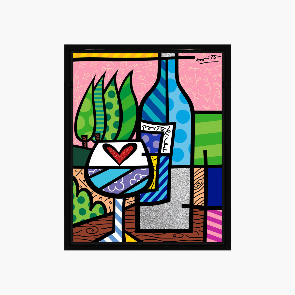 to happiness limited edition print  colorful decorative collectible gift idea