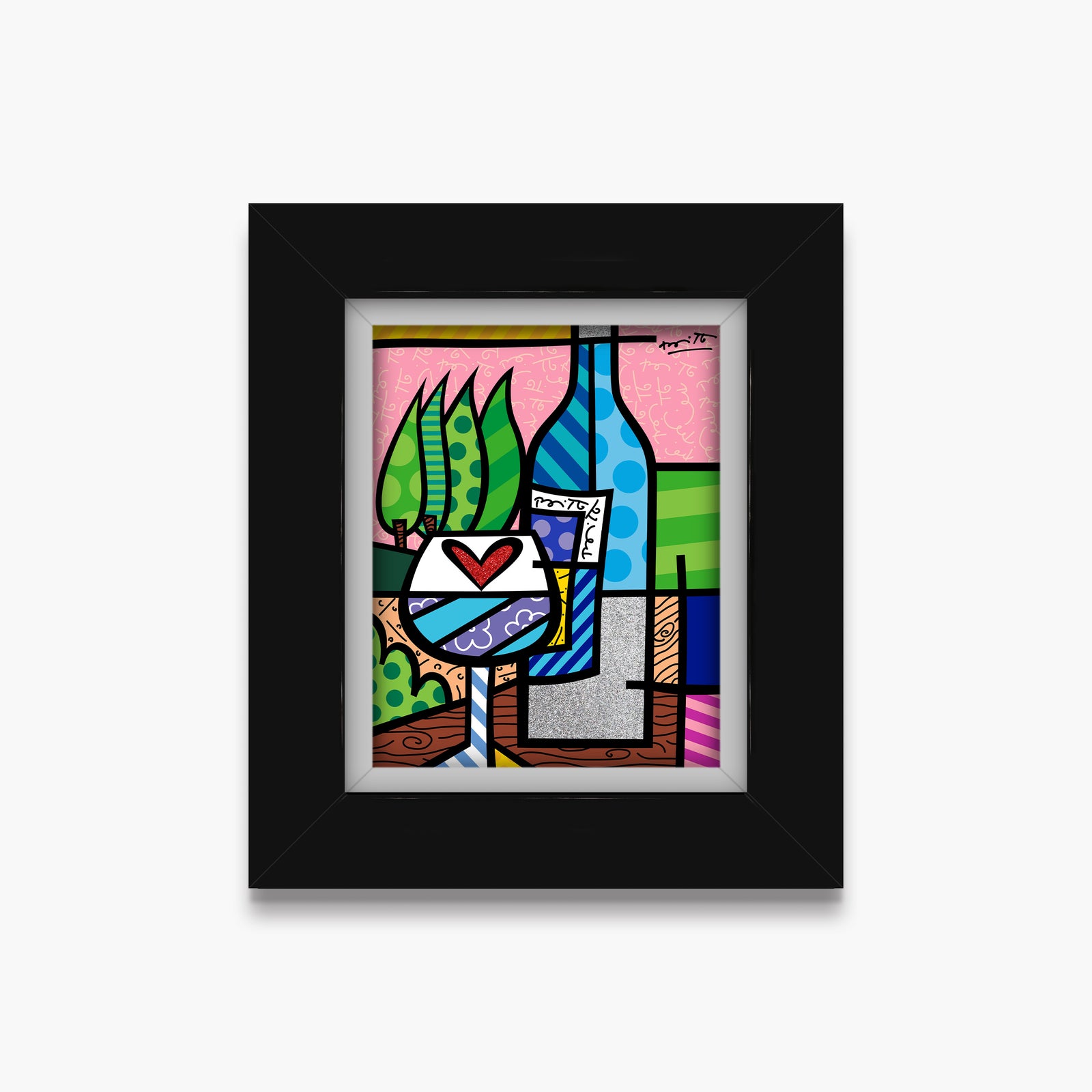 to happiness limited edition print  artistic colorful design collectible