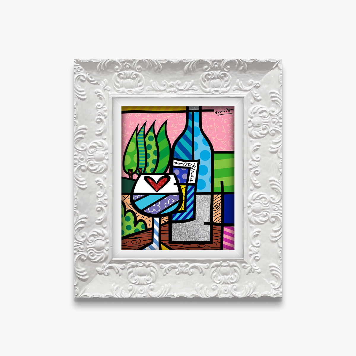 modern pop art to happiness limited edition print  vibrant home decor