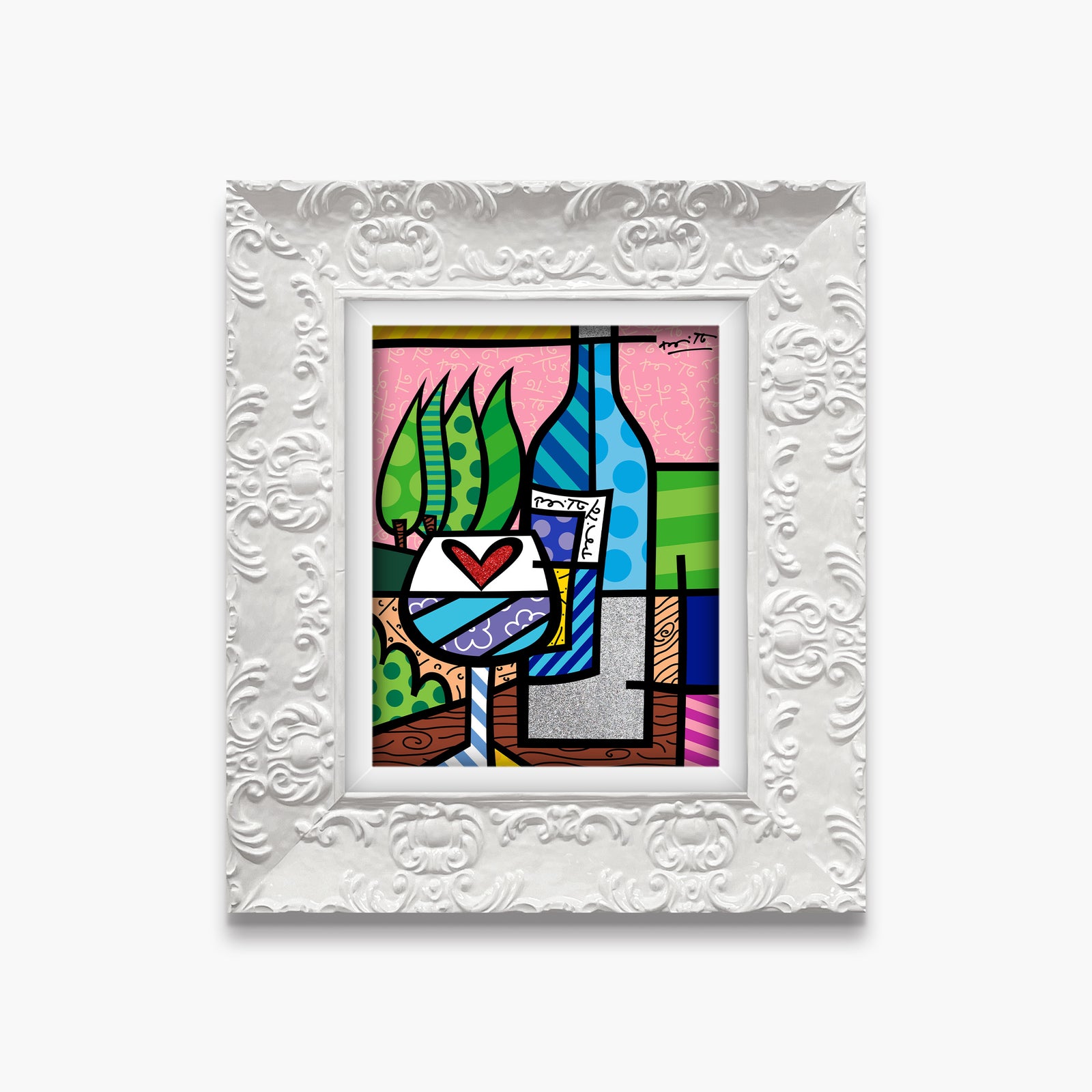 modern pop art to happiness limited edition print  vibrant home decor