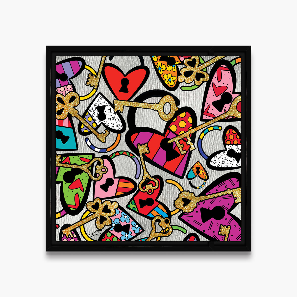 locks of love limited edition  artistic colorful design collectible