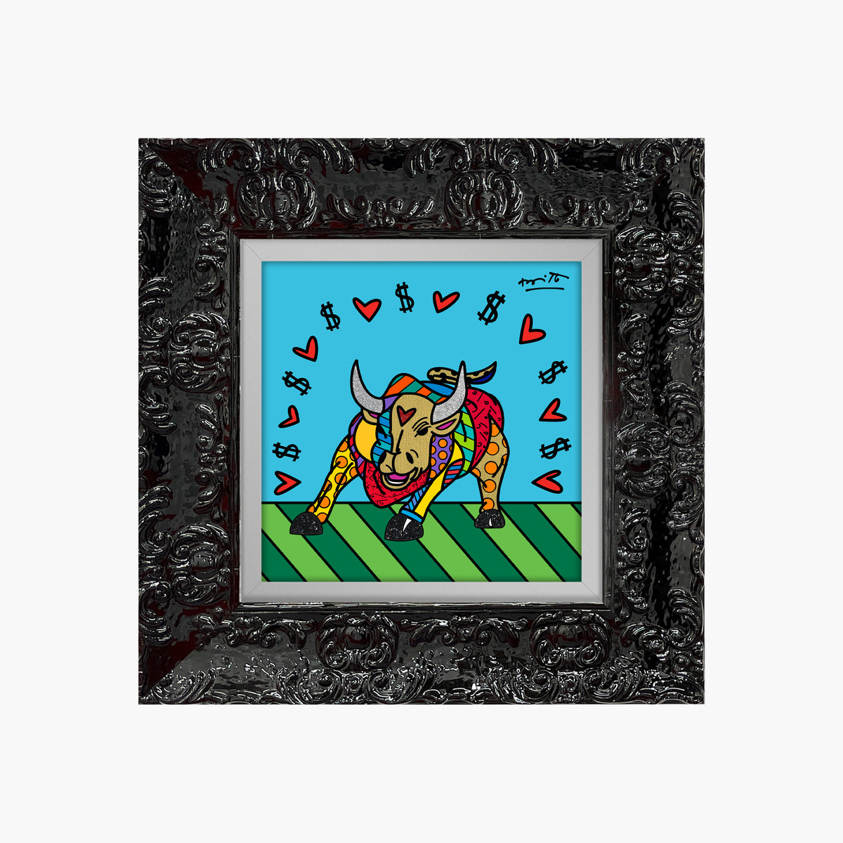 modern pop art for good luck limited edition  vibrant home decor