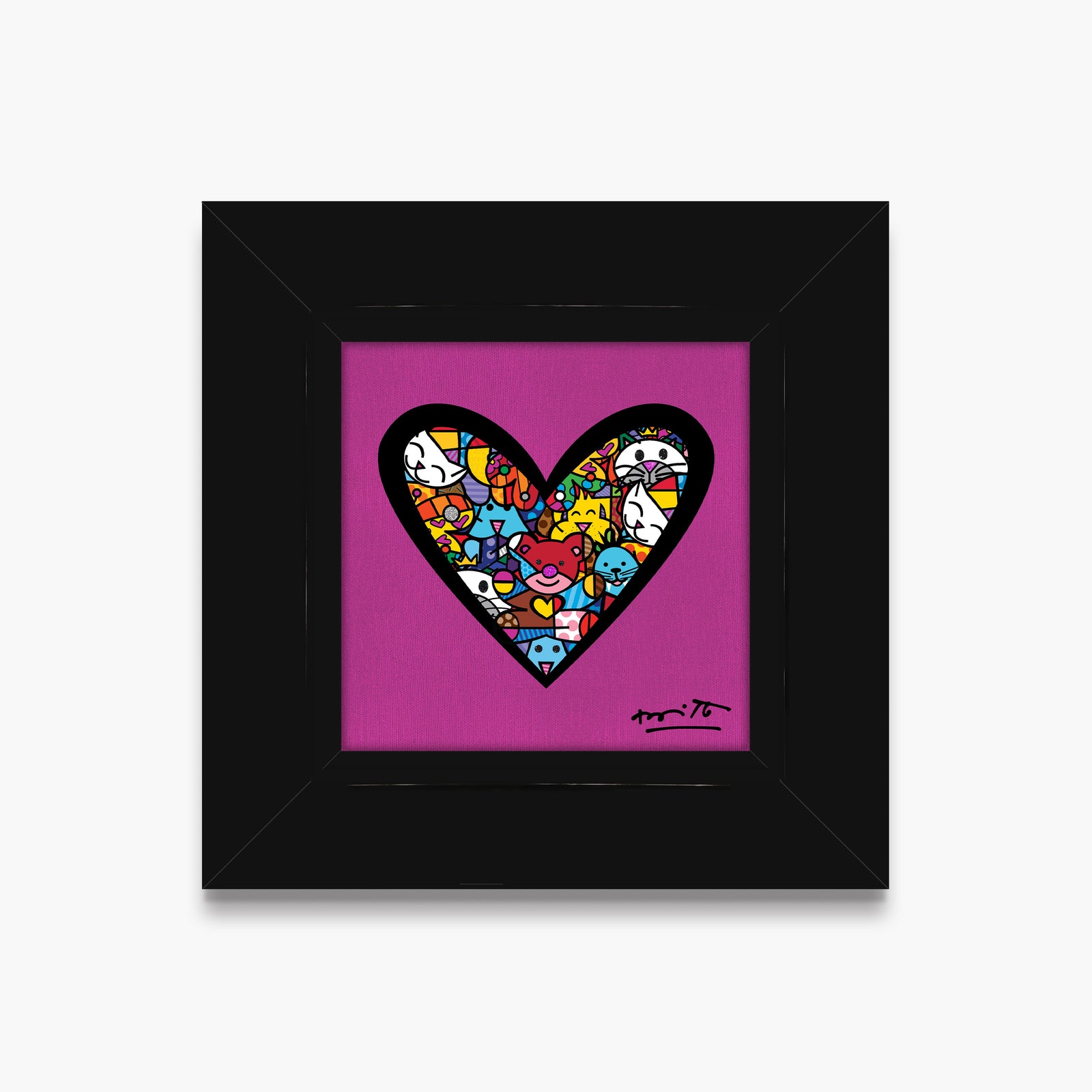 I Love Animals (Metallic Magenta) - Limited Edition Print