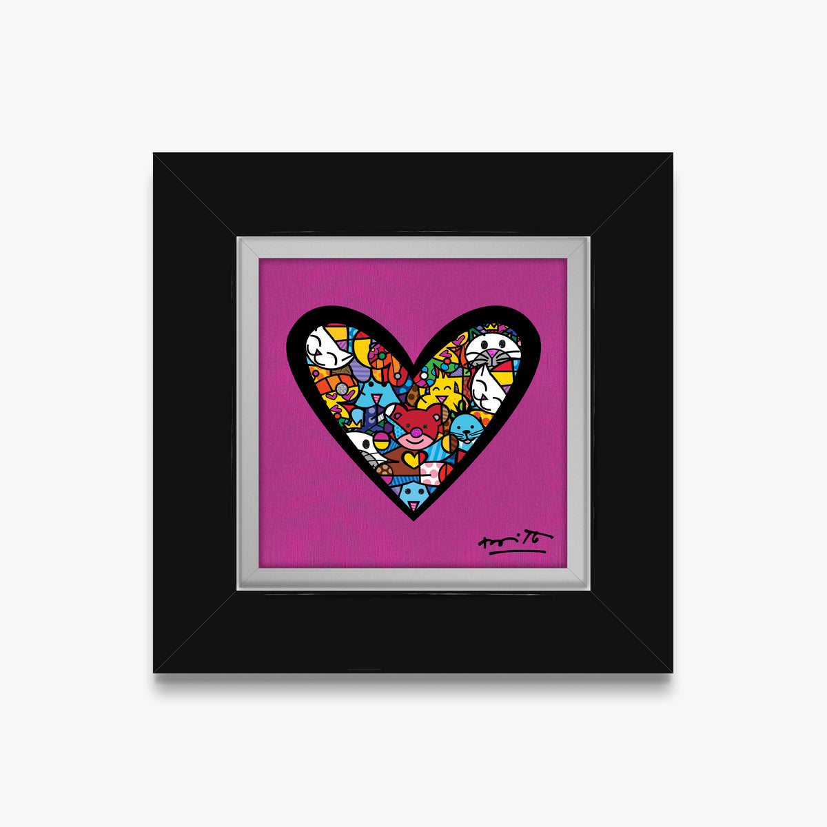 I Love Animals (Metallic Magenta) - Limited Edition Print