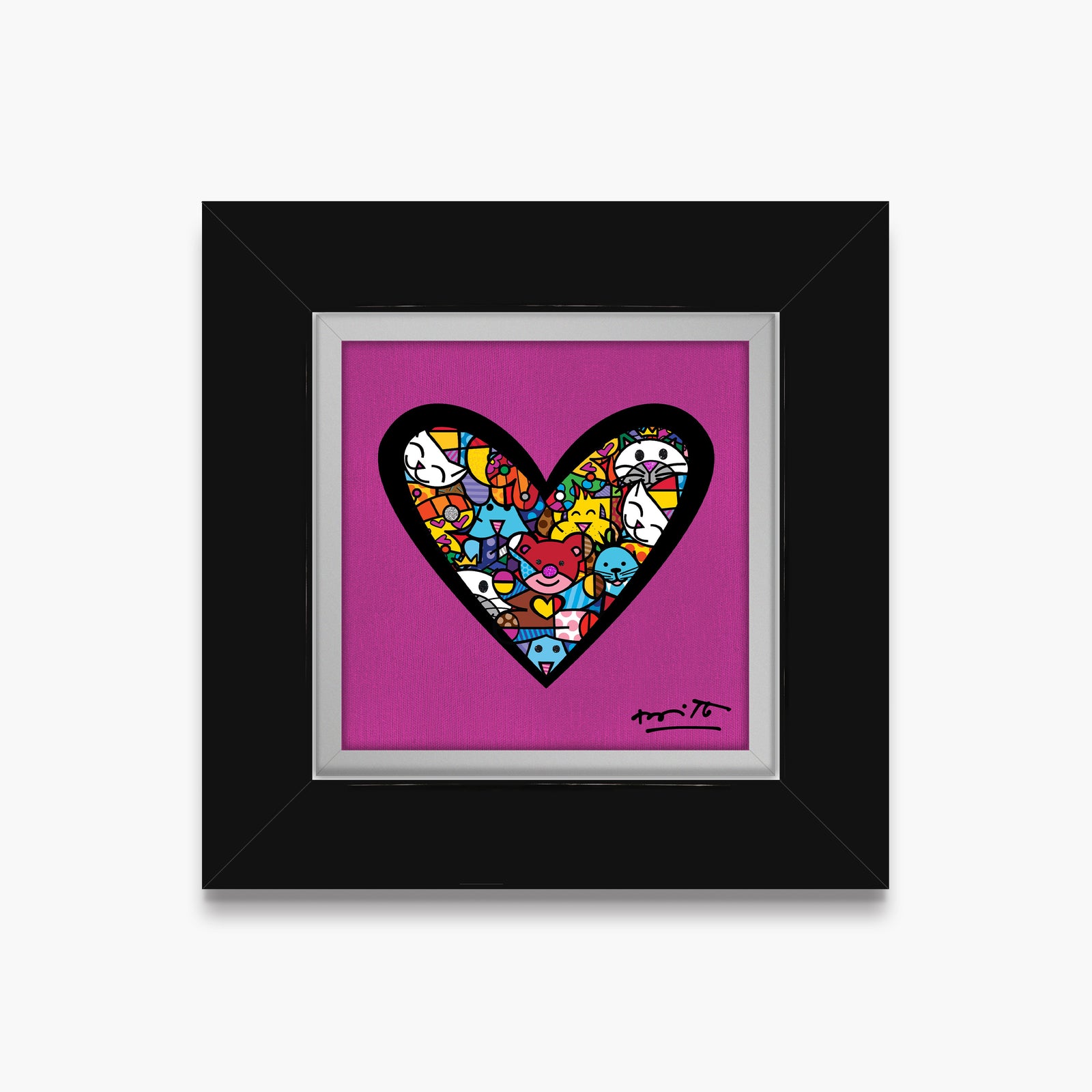 I Love Animals (Metallic Magenta) - Limited Edition Print