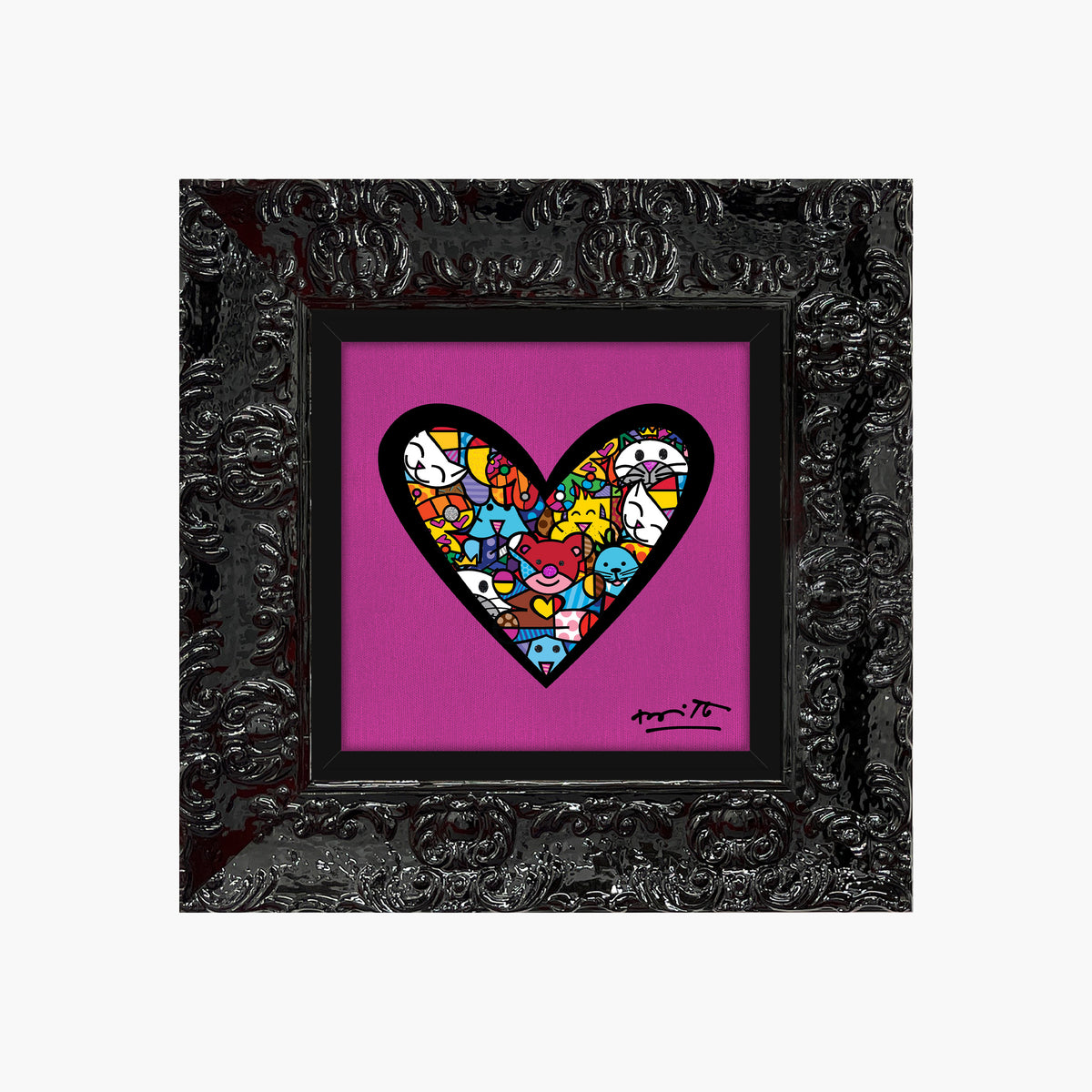 I Love Animals (Metallic Magenta) - Limited Edition Print