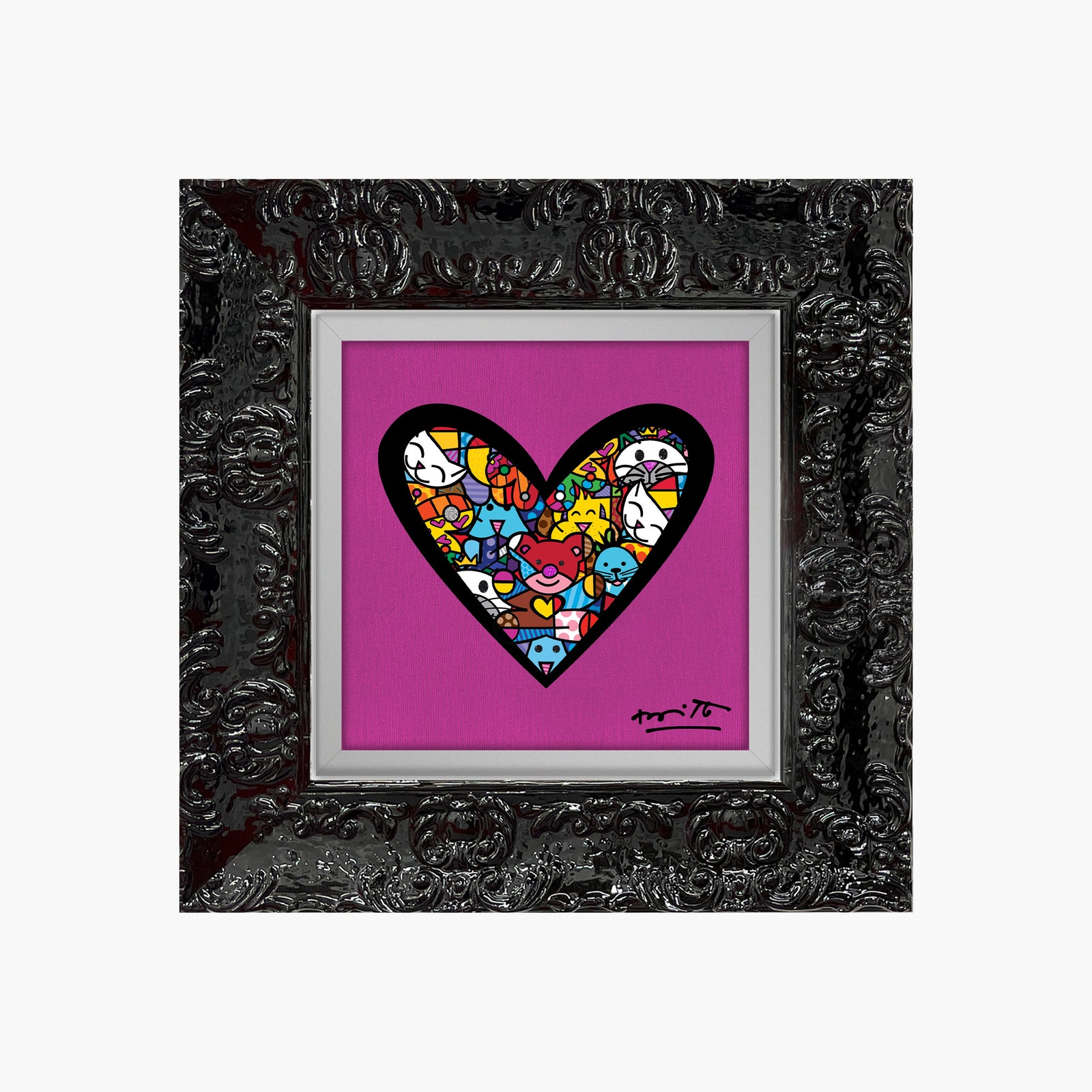 I Love Animals (Metallic Magenta) - Limited Edition Print