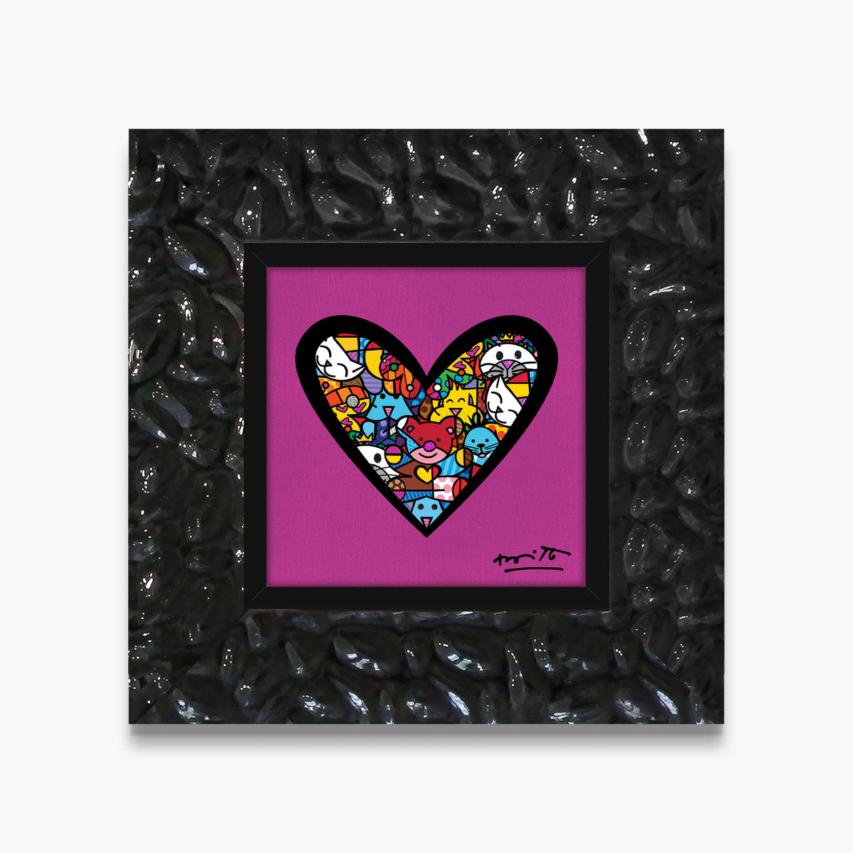 I Love Animals (Metallic Magenta) - Limited Edition Print