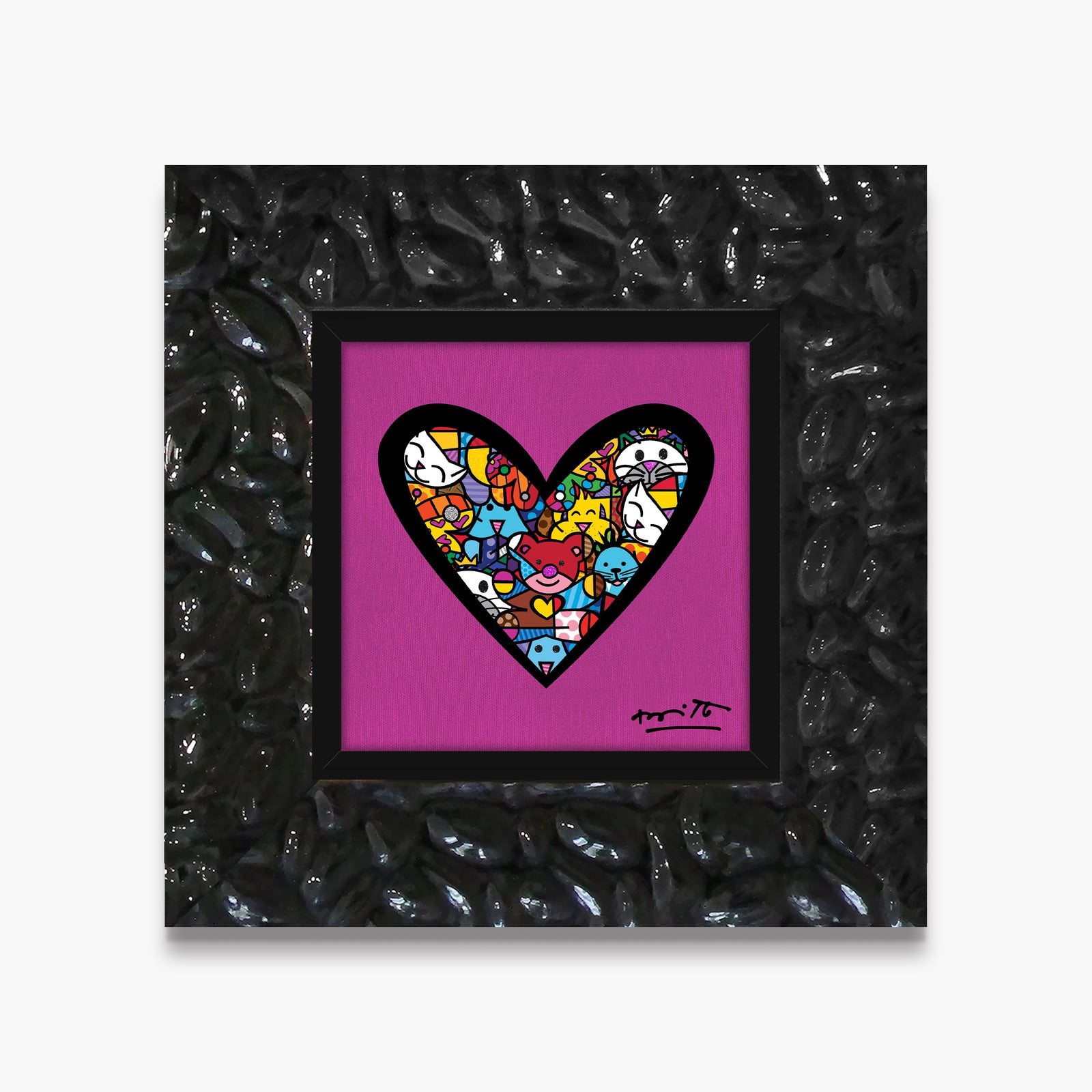 I Love Animals (Metallic Magenta) - Limited Edition Print