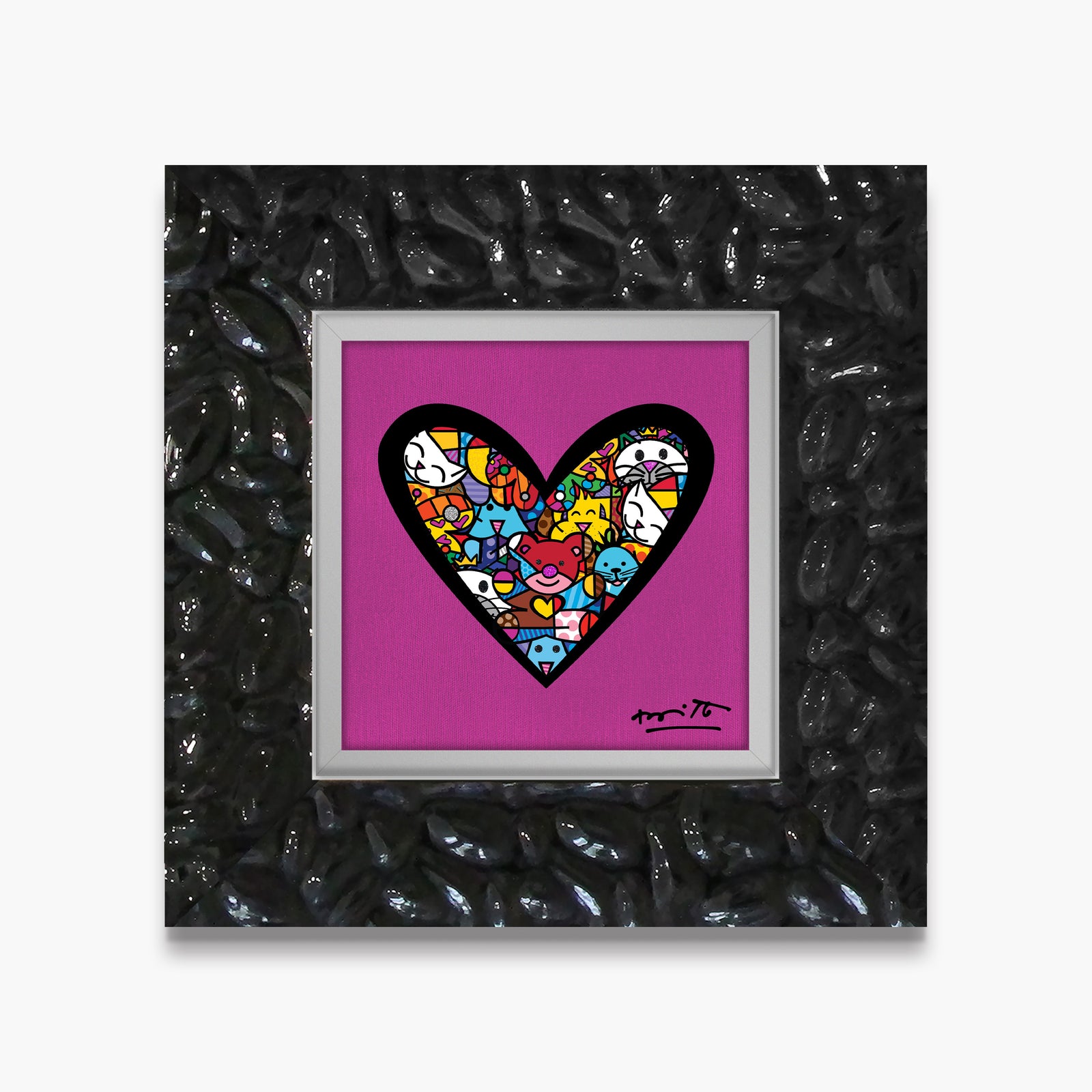 I Love Animals (Metallic Magenta) - Limited Edition Print