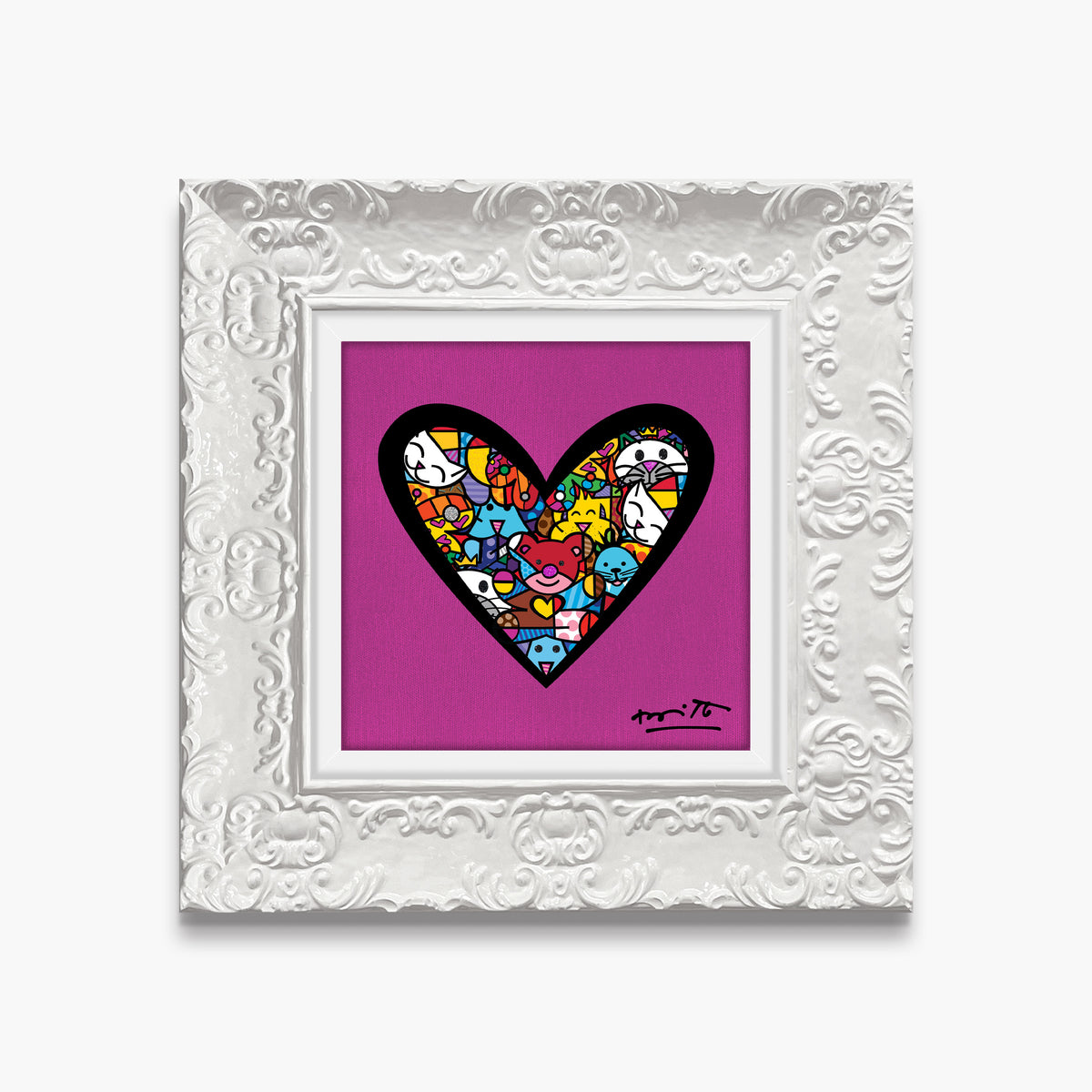 I Love Animals (Metallic Magenta) - Limited Edition Print