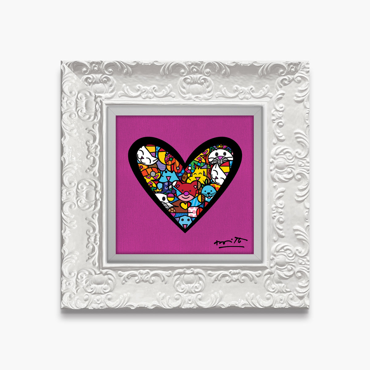 I Love Animals (Metallic Magenta) - Limited Edition Print