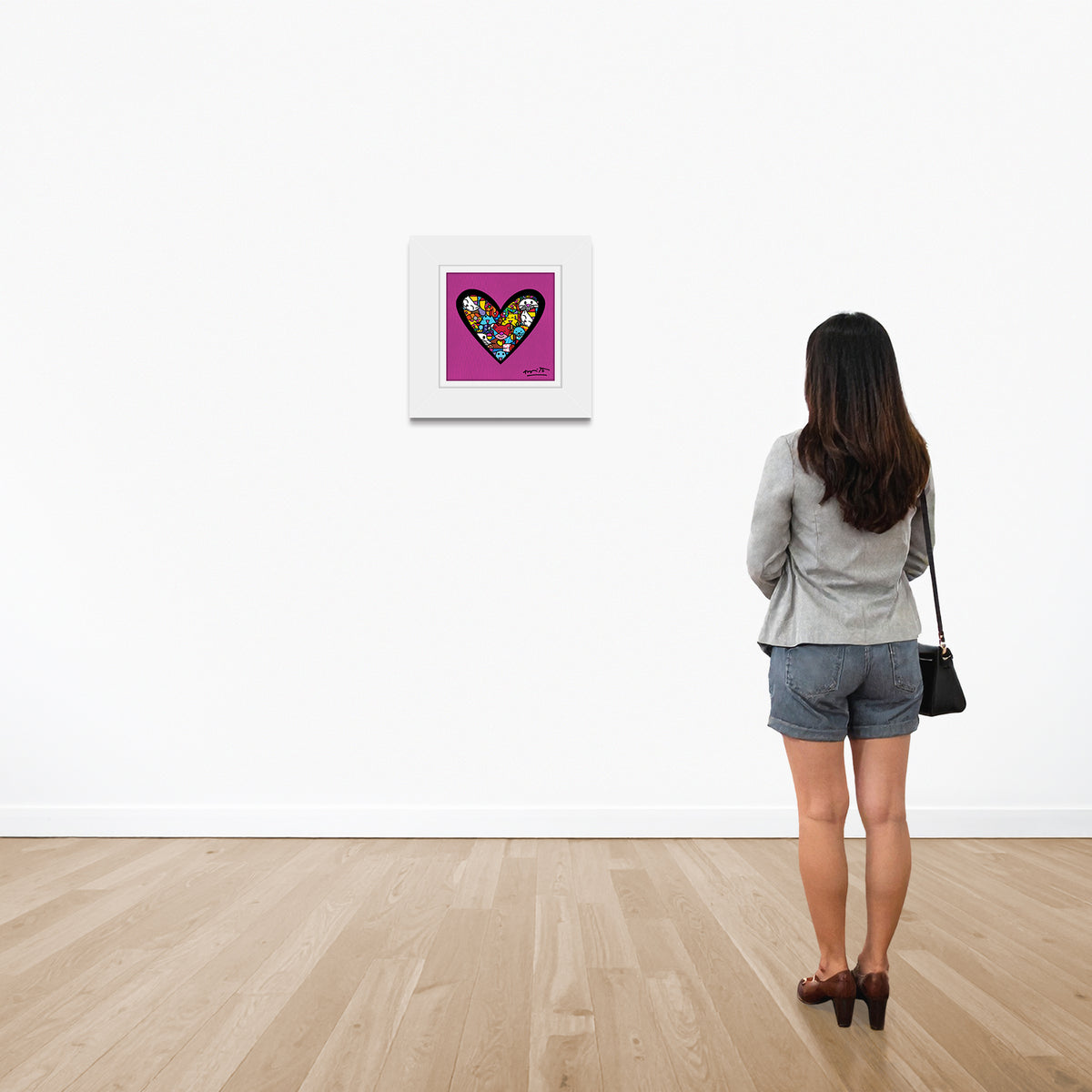 I Love Animals (Metallic Magenta) - Limited Edition Print