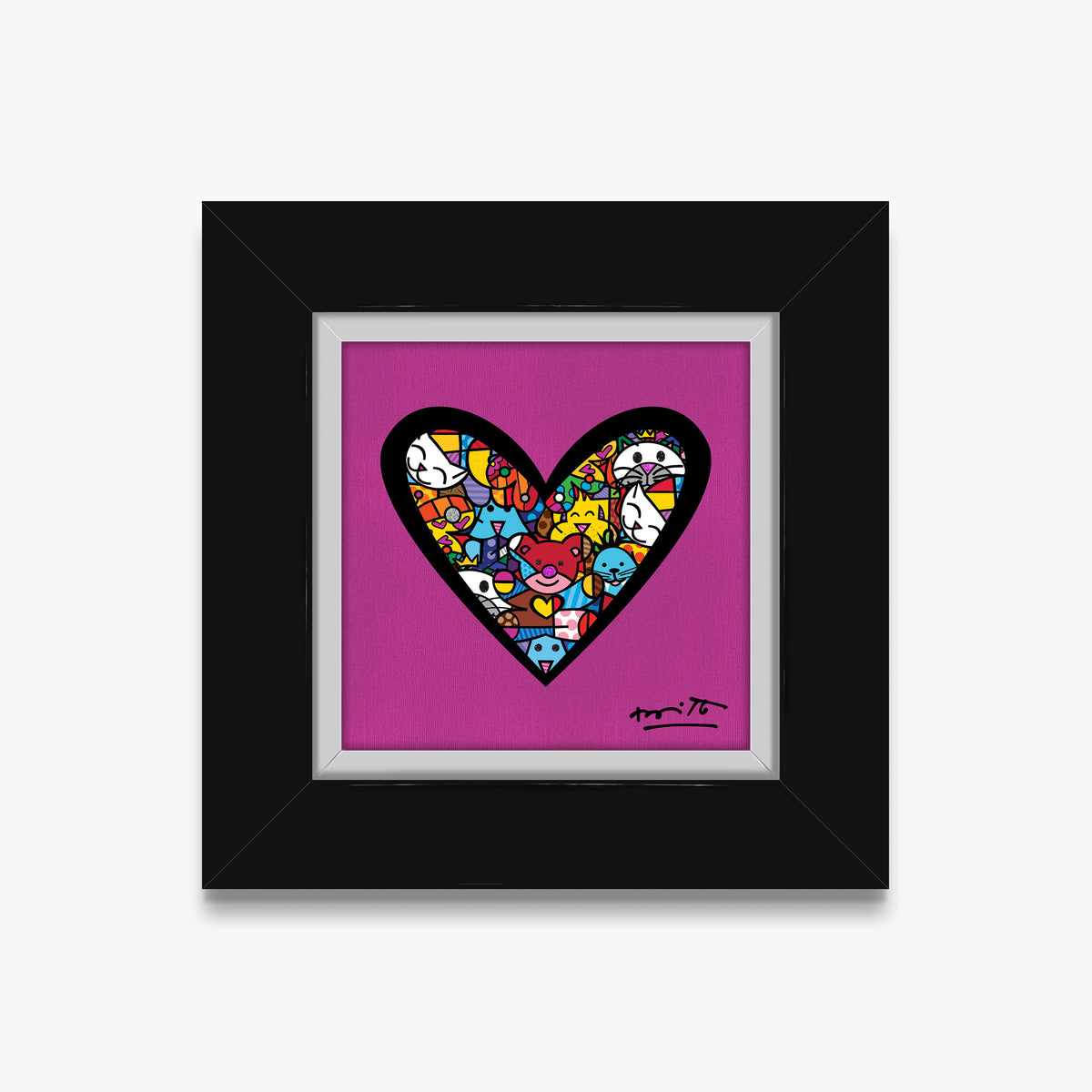 I Love Animals (Metallic Magenta) - Limited Edition Print