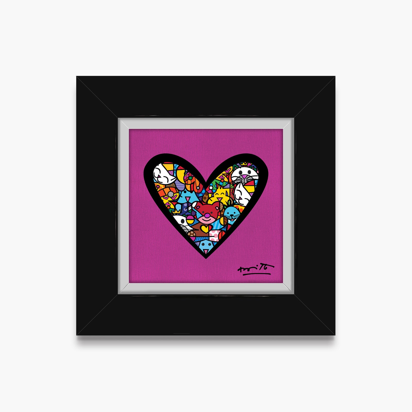 I Love Animals (Metallic Magenta) - Limited Edition Print