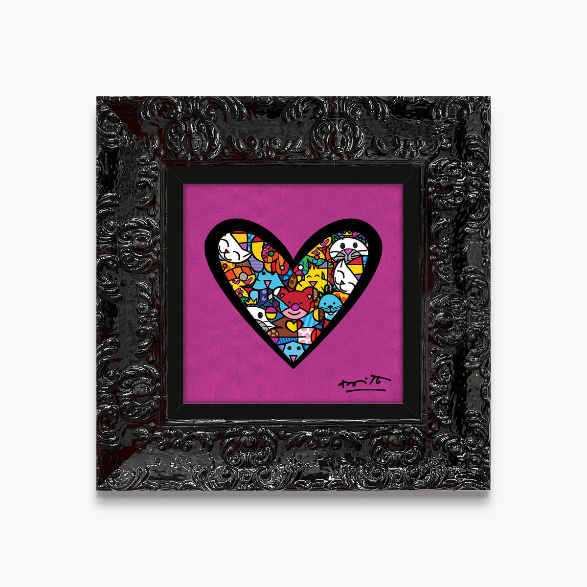 I Love Animals (Metallic Magenta) - Limited Edition Print