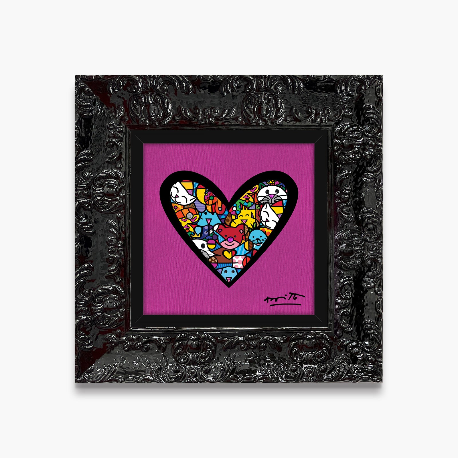 I Love Animals (Metallic Magenta) - Limited Edition Print