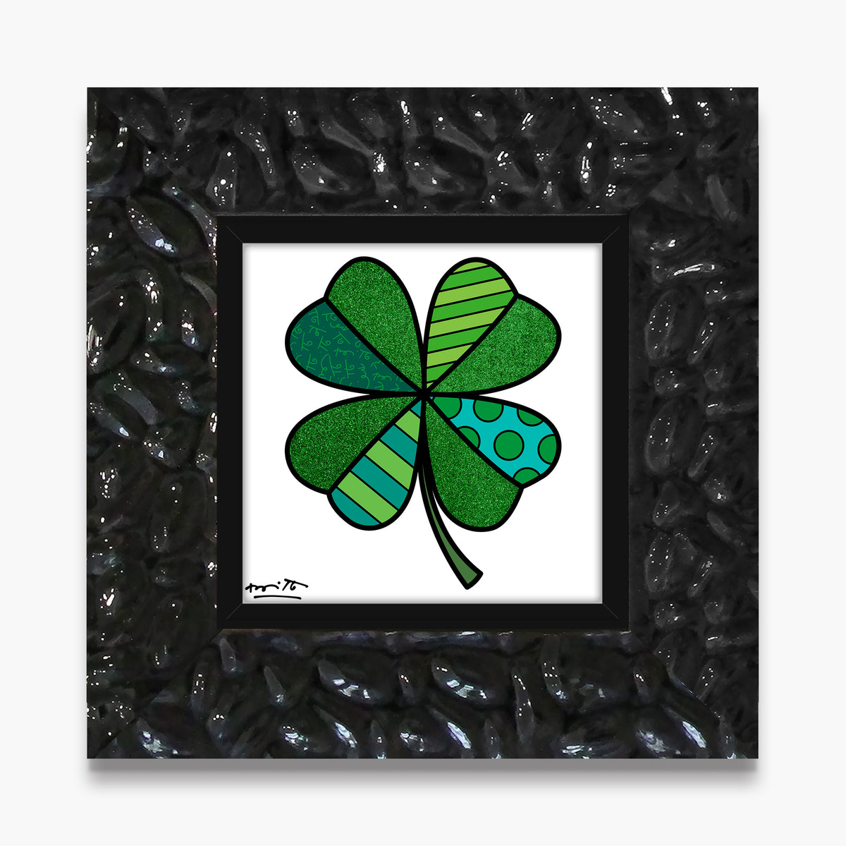 modern pop art lucky me limited edition print  vibrant home decor