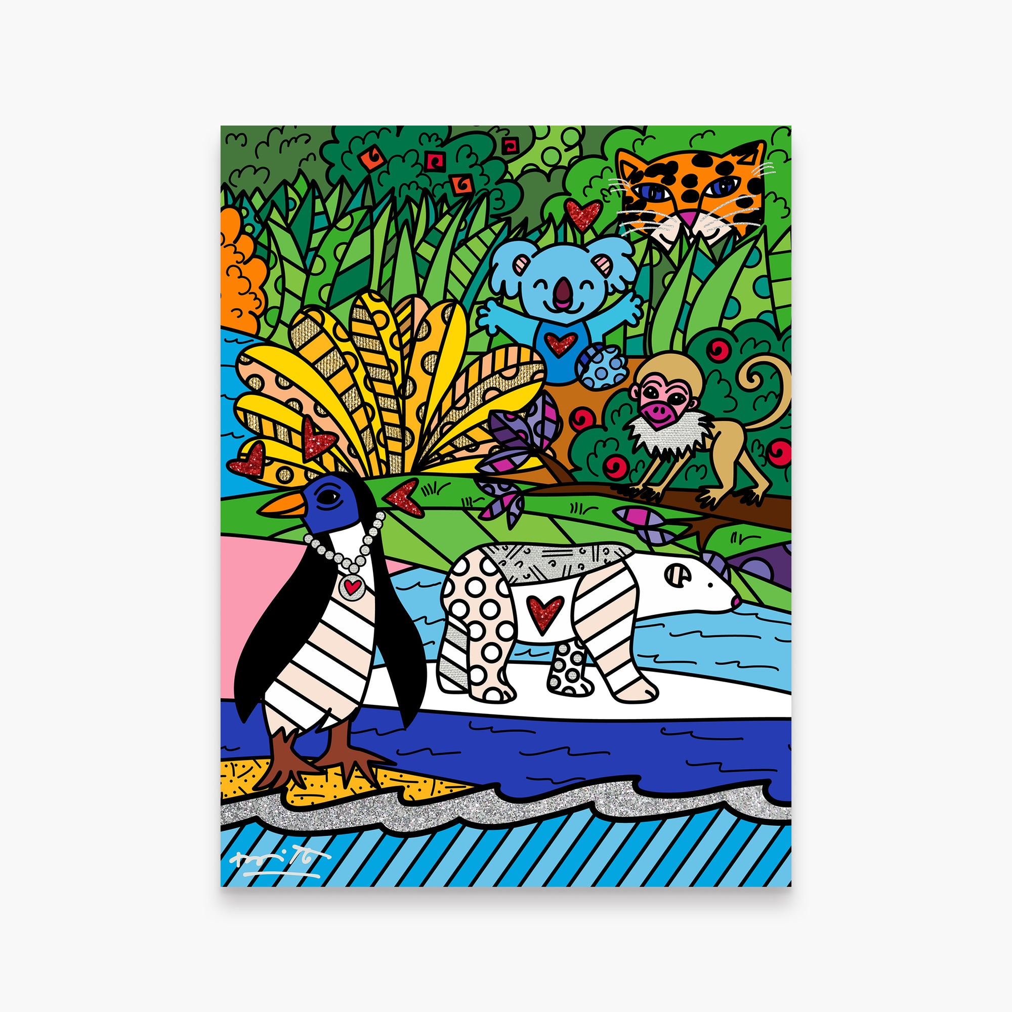 Wild Life IV - Limited Edition Print - Shop Britto