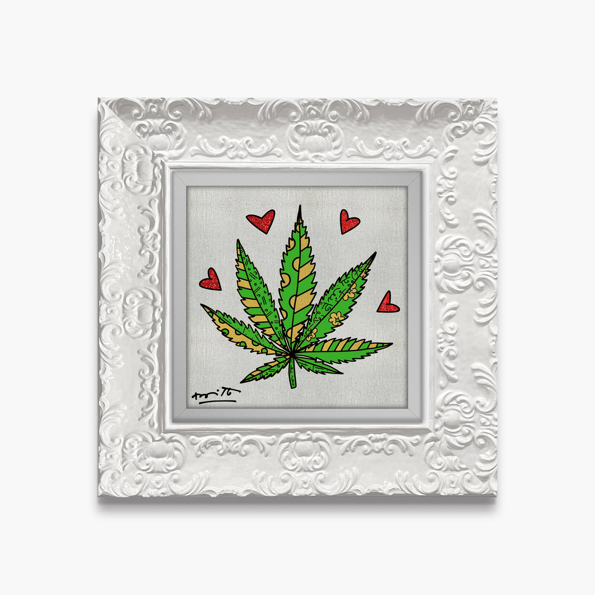 medicinal silver limited edition print  artistic colorful design collectible