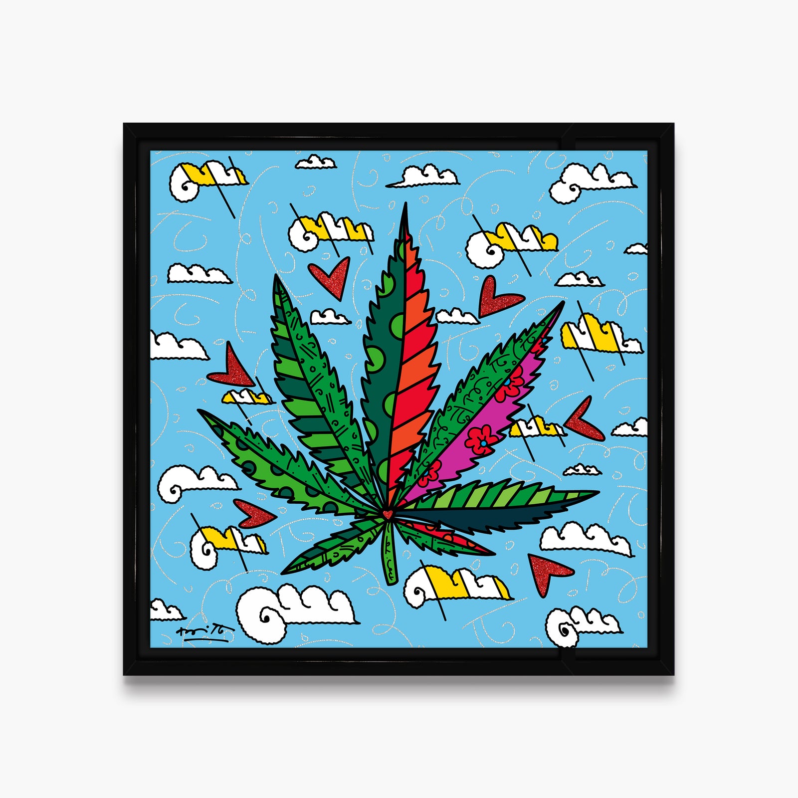 in the clouds limited edition  artistic colorful design collectible
