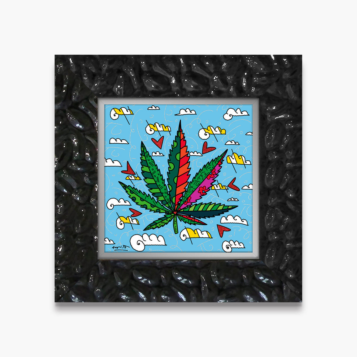modern pop art in the clouds limited edition  vibrant home decor