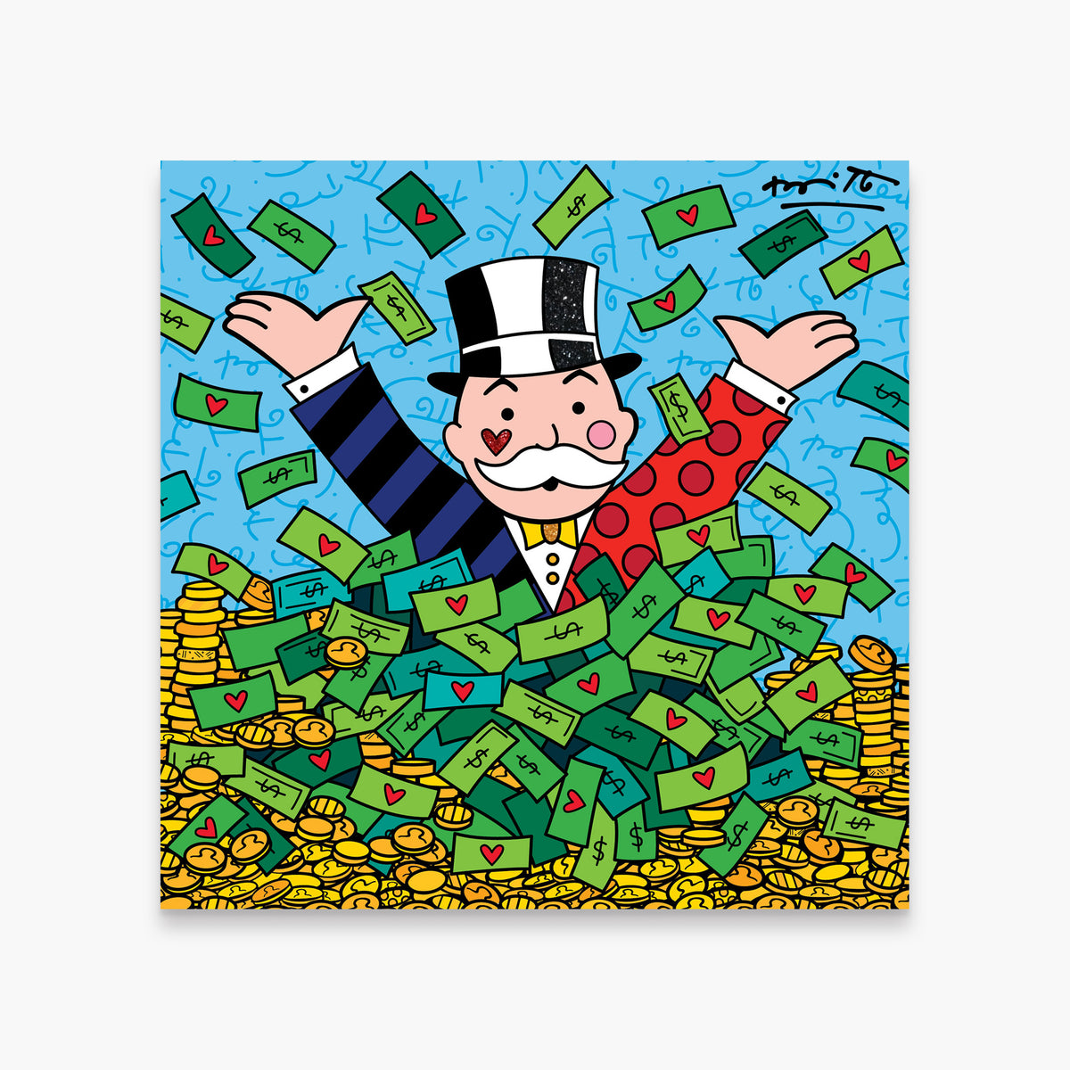 I Made It! (Monopoly By Britto) - Limited Edition Print
