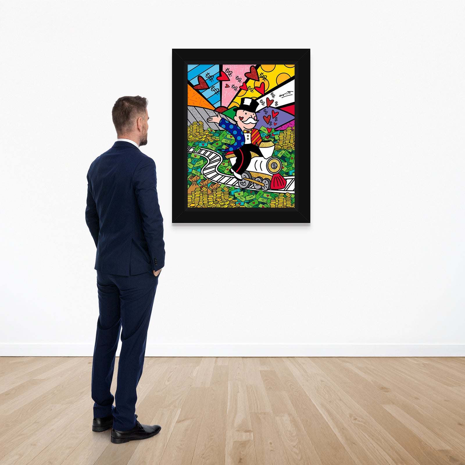 On The Right Track (Monopoly By Britto) - Limited Edition Print
