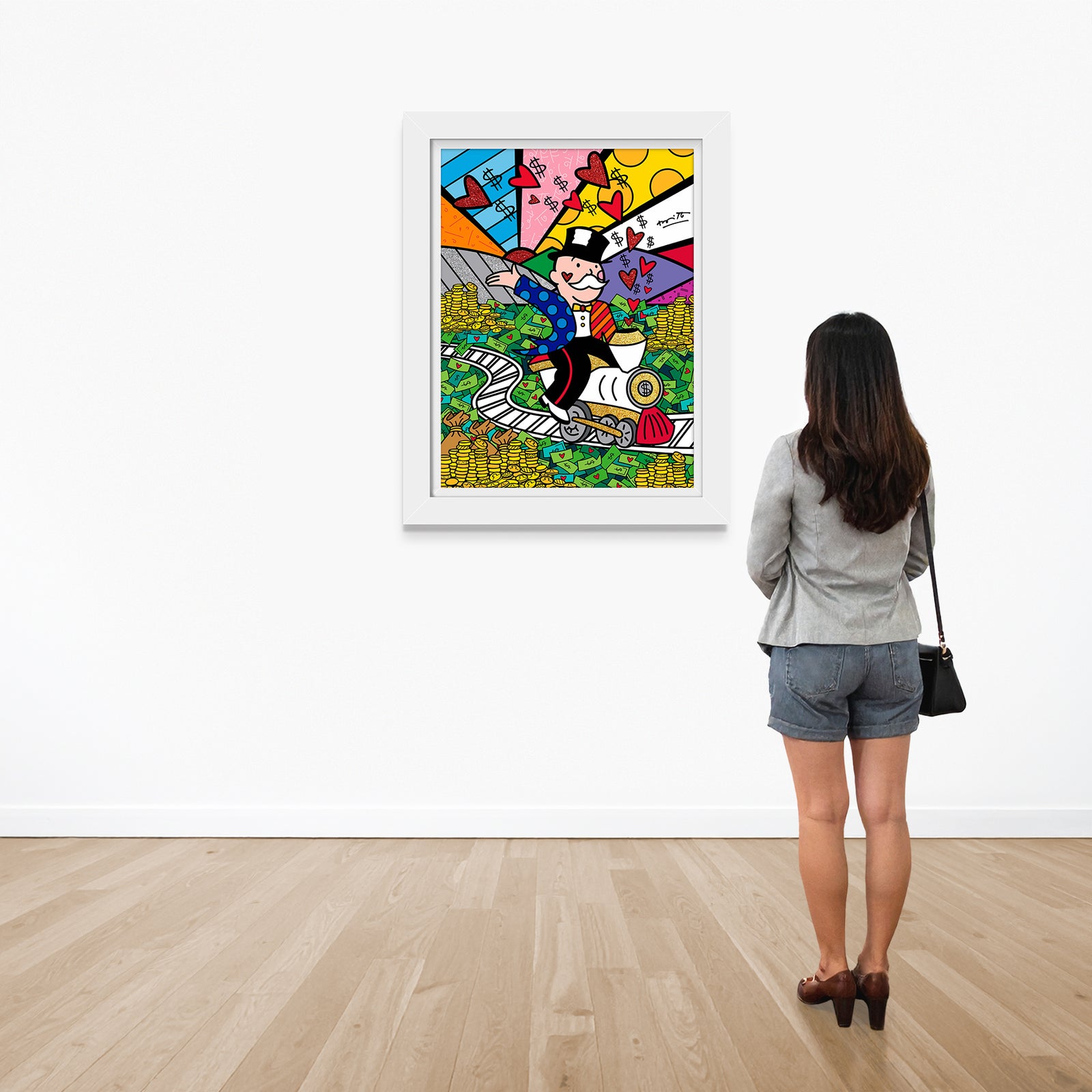 On The Right Track (Monopoly By Britto) - Limited Edition Print