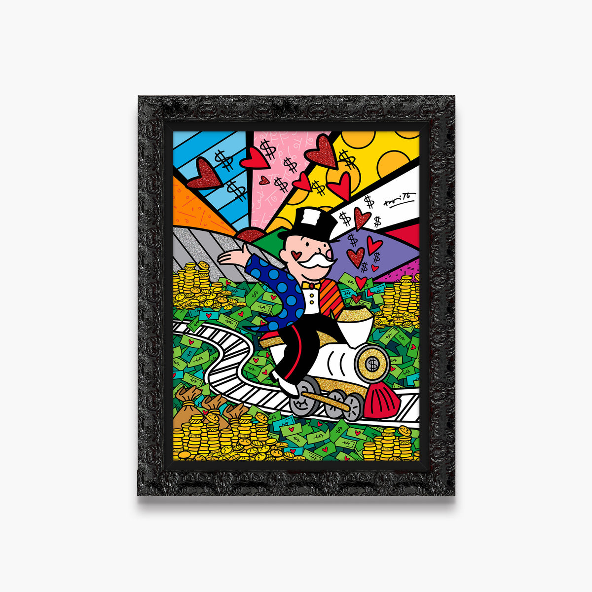 On The Right Track (Monopoly By Britto) - Limited Edition Print