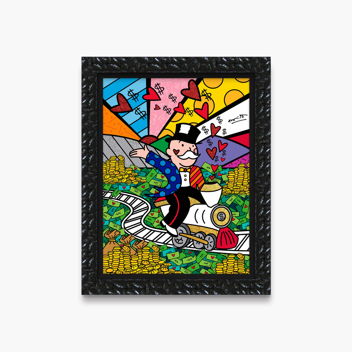 On The Right Track (Monopoly By Britto) - Limited Edition Print