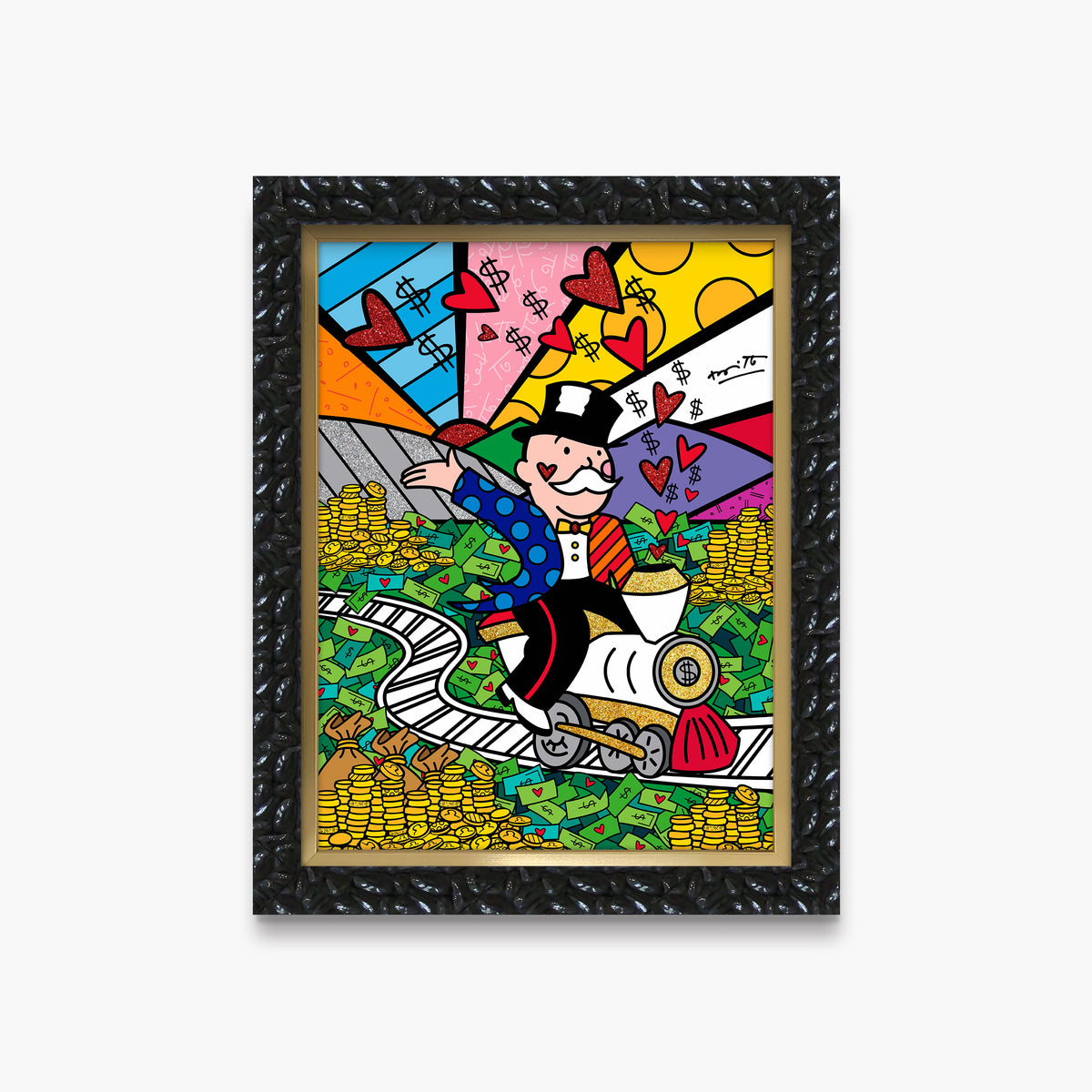 On The Right Track (Monopoly By Britto) - Limited Edition Print