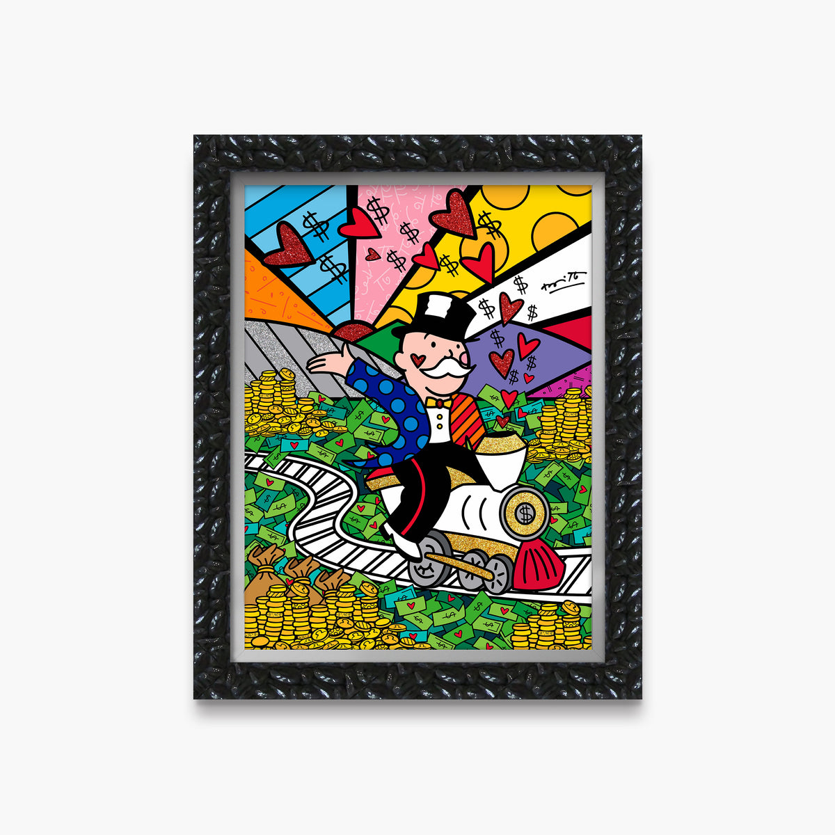 On The Right Track (Monopoly By Britto) - Limited Edition Print