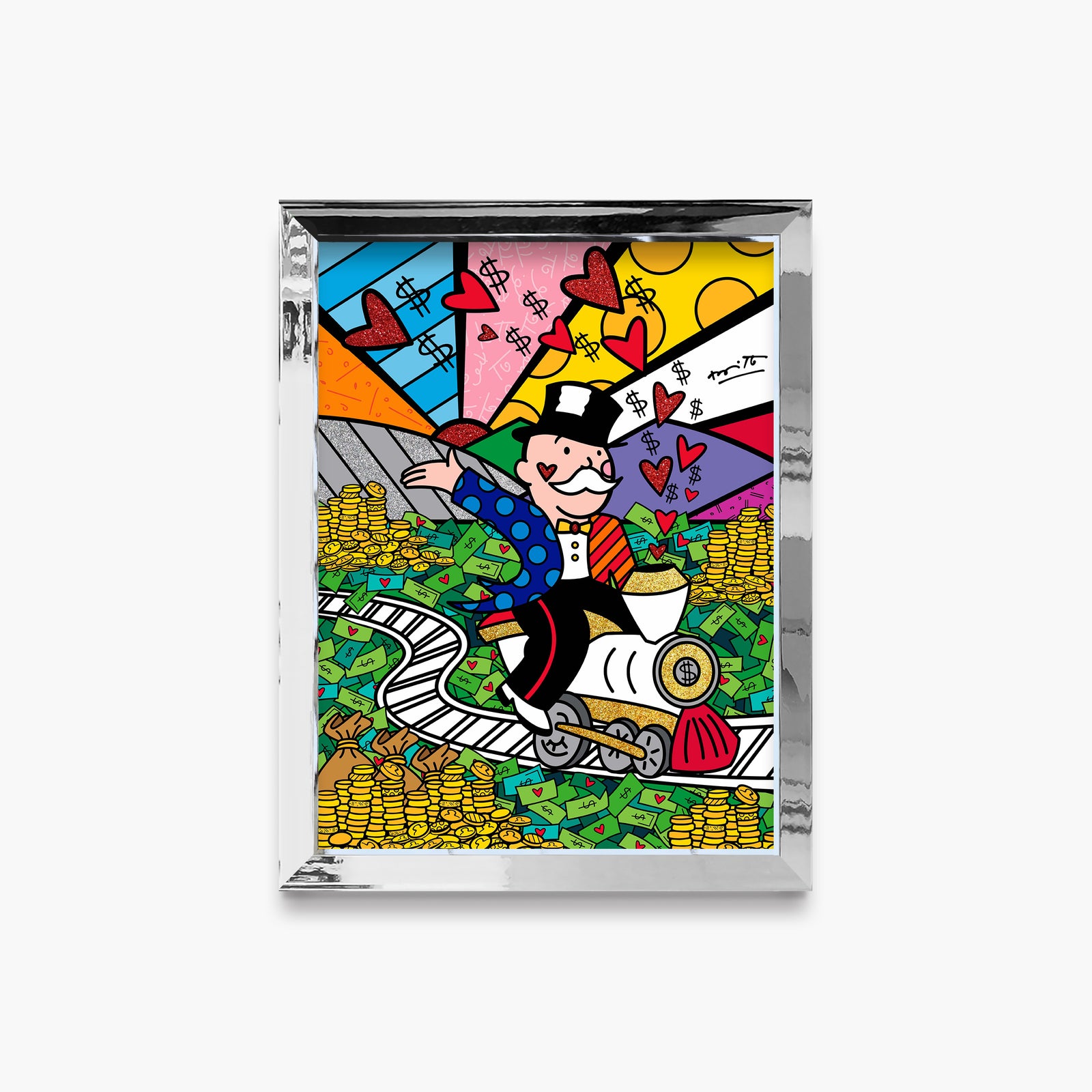 On The Right Track (Monopoly By Britto) - Limited Edition Print