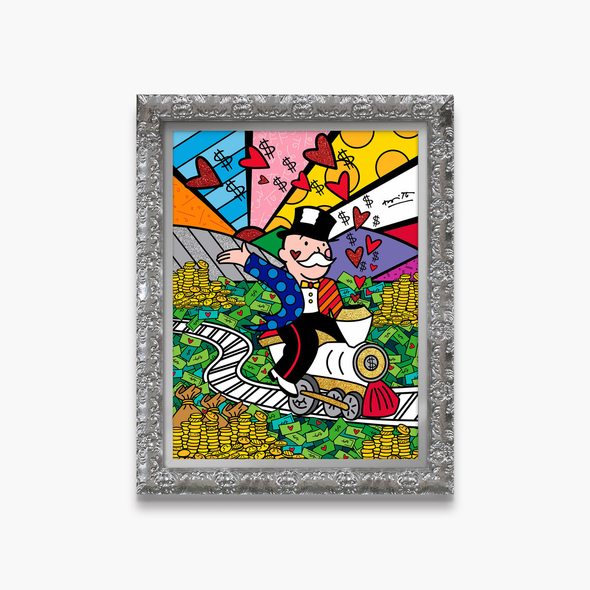 On The Right Track (Monopoly By Britto) - Limited Edition Print