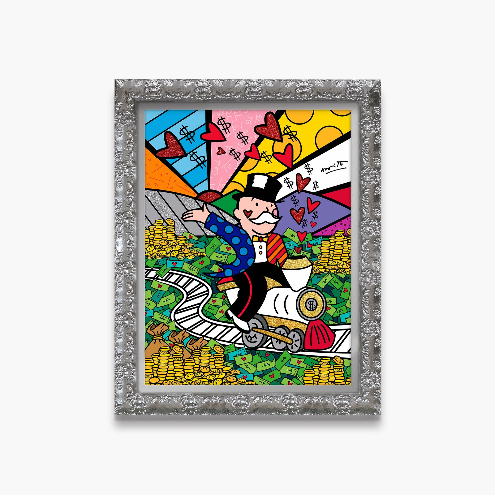 On The Right Track (Monopoly By Britto) - Limited Edition Print