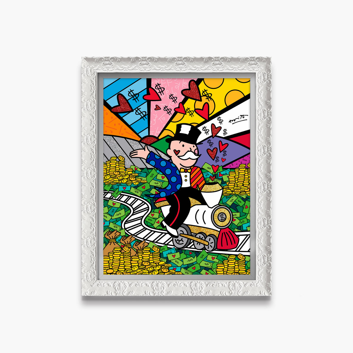 On The Right Track (Monopoly By Britto) - Limited Edition Print