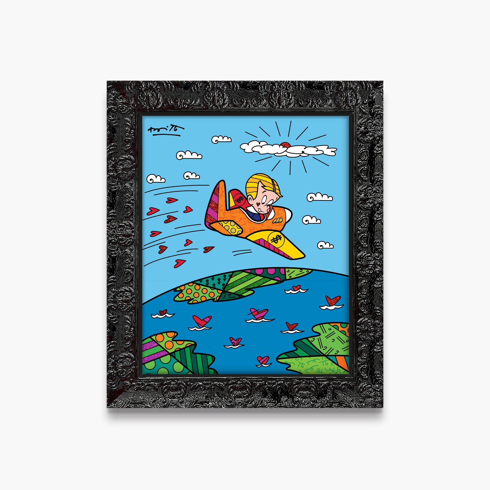 modern pop art at the top richie rich  vibrant home decor
