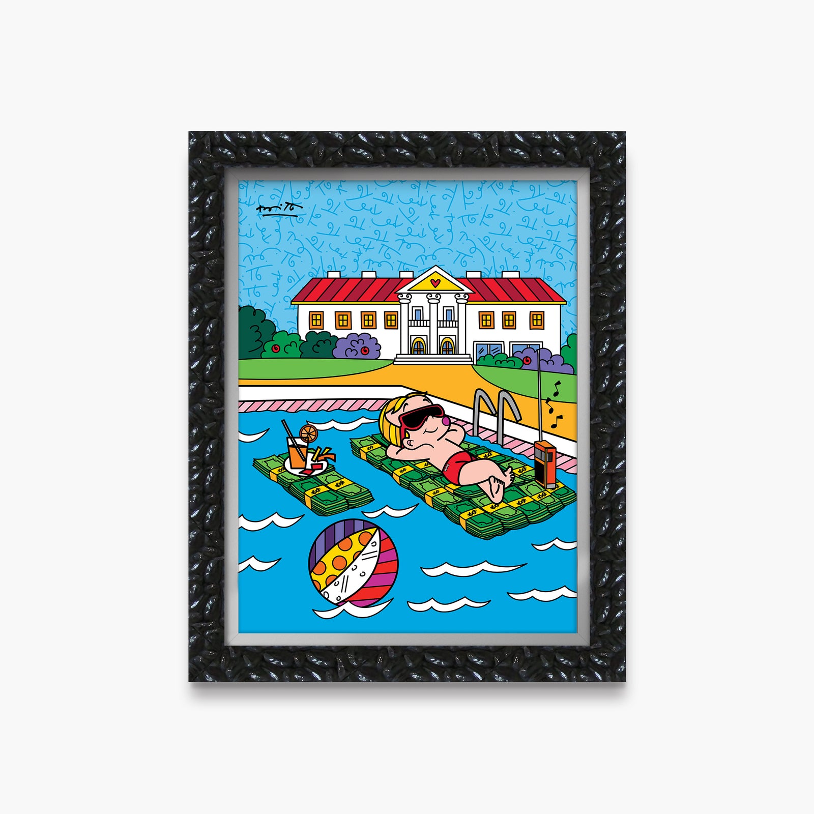 life is good richie rich  artistic colorful design collectible