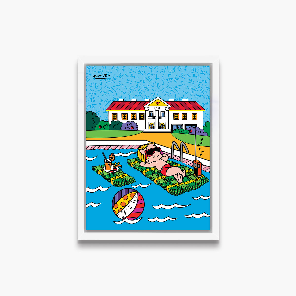 life is good richie rich  colorful decorative collectible gift idea