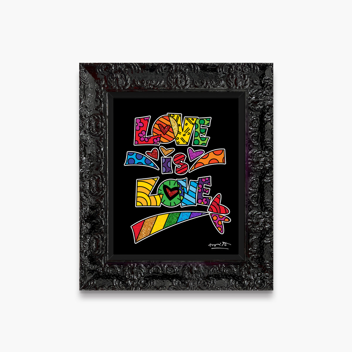 modern pop art love is love limited edition  vibrant home decor