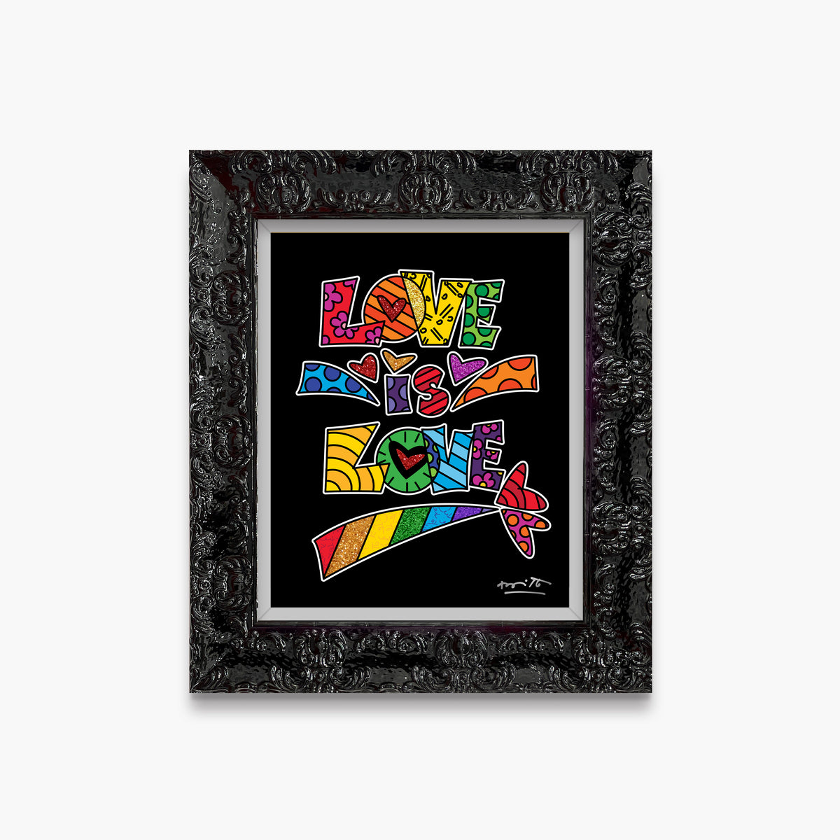 love is love limited edition  artistic colorful design collectible