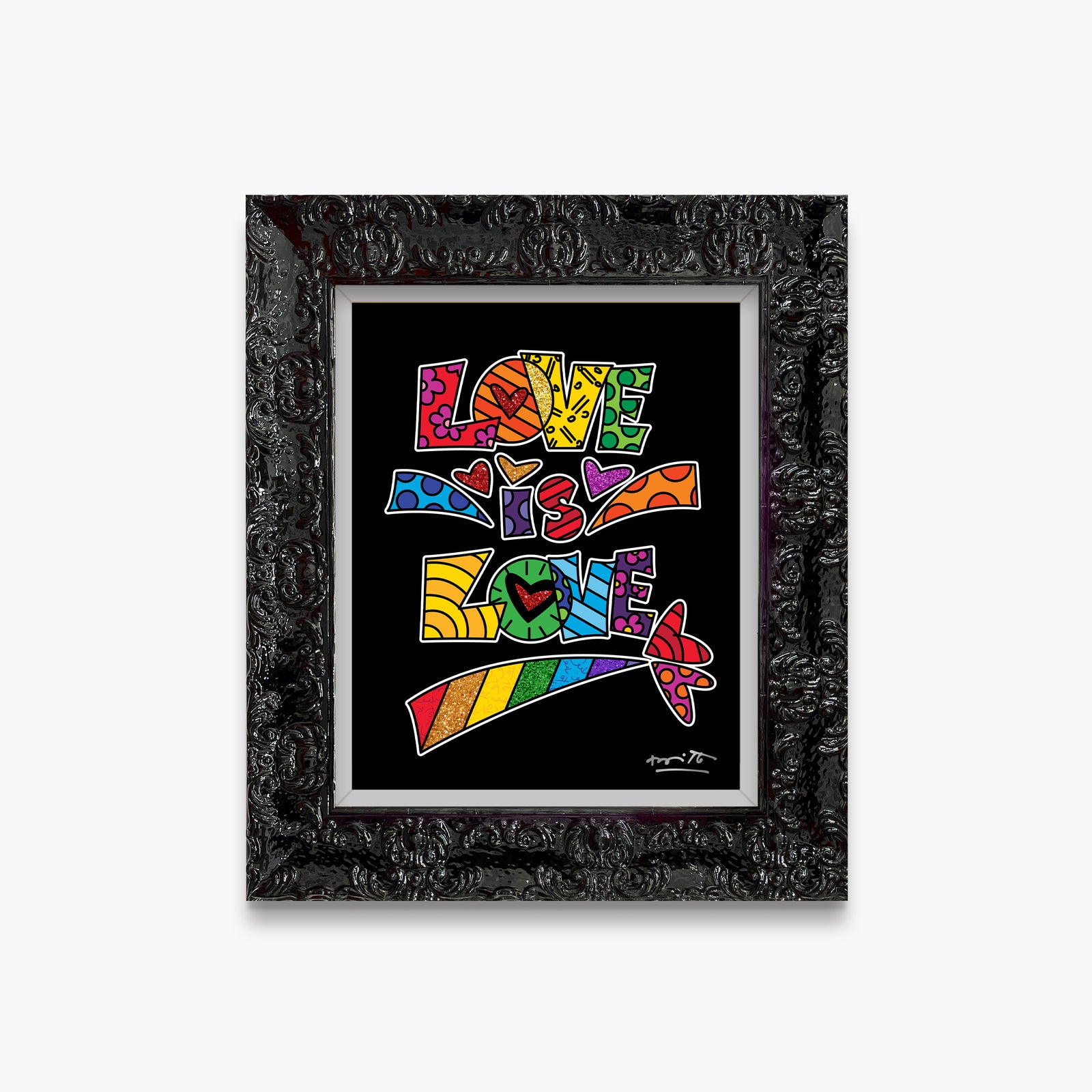 love is love limited edition  artistic colorful design collectible