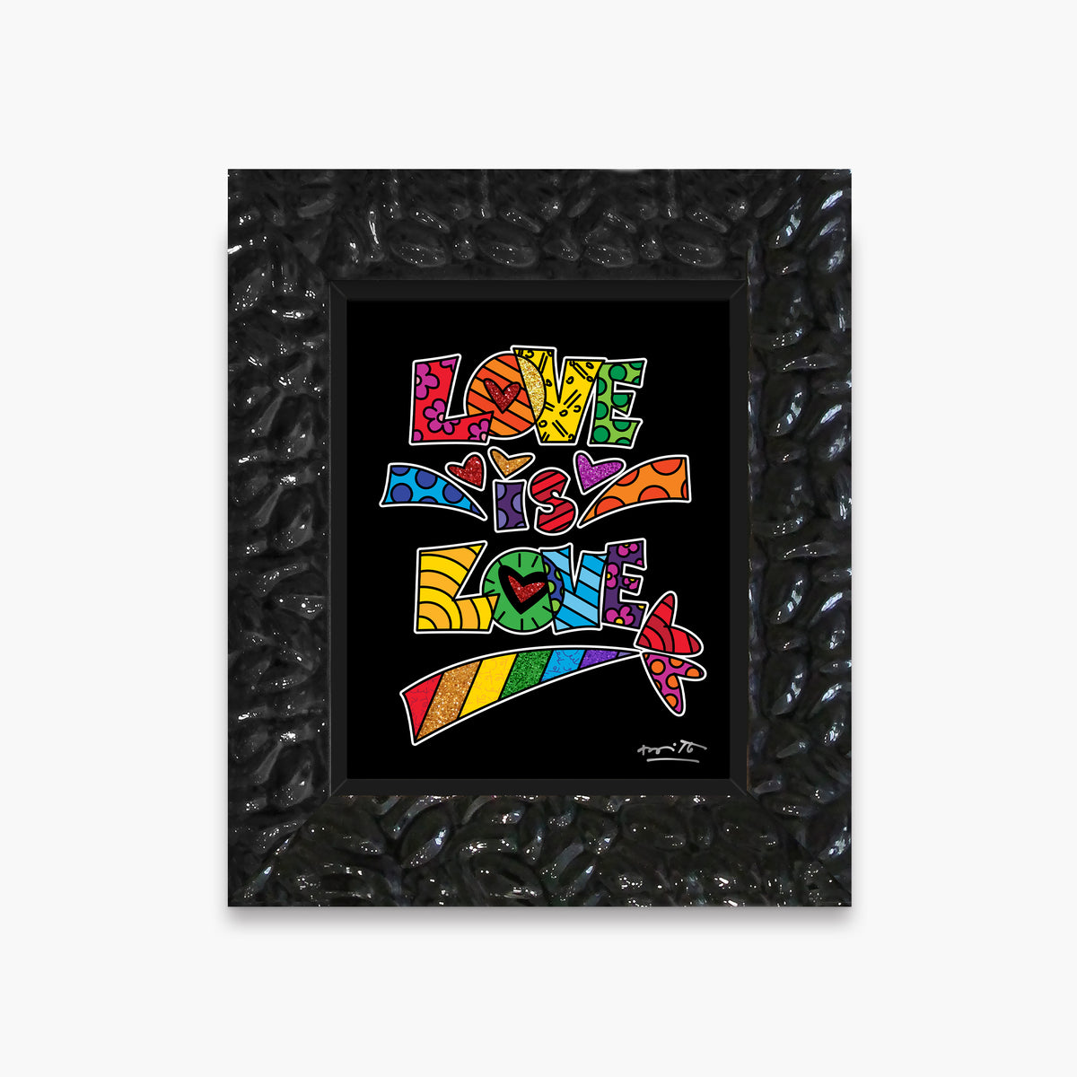 modern pop art love is love limited edition  vibrant home decor