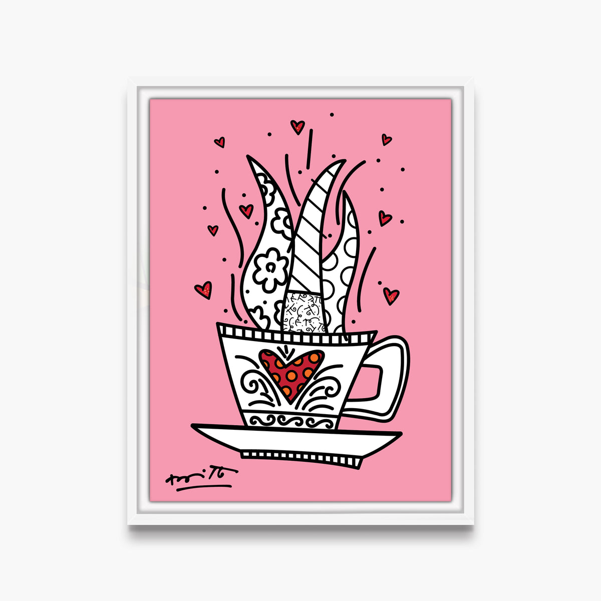 good morning pink limited edition  colorful decorative collectible gift idea