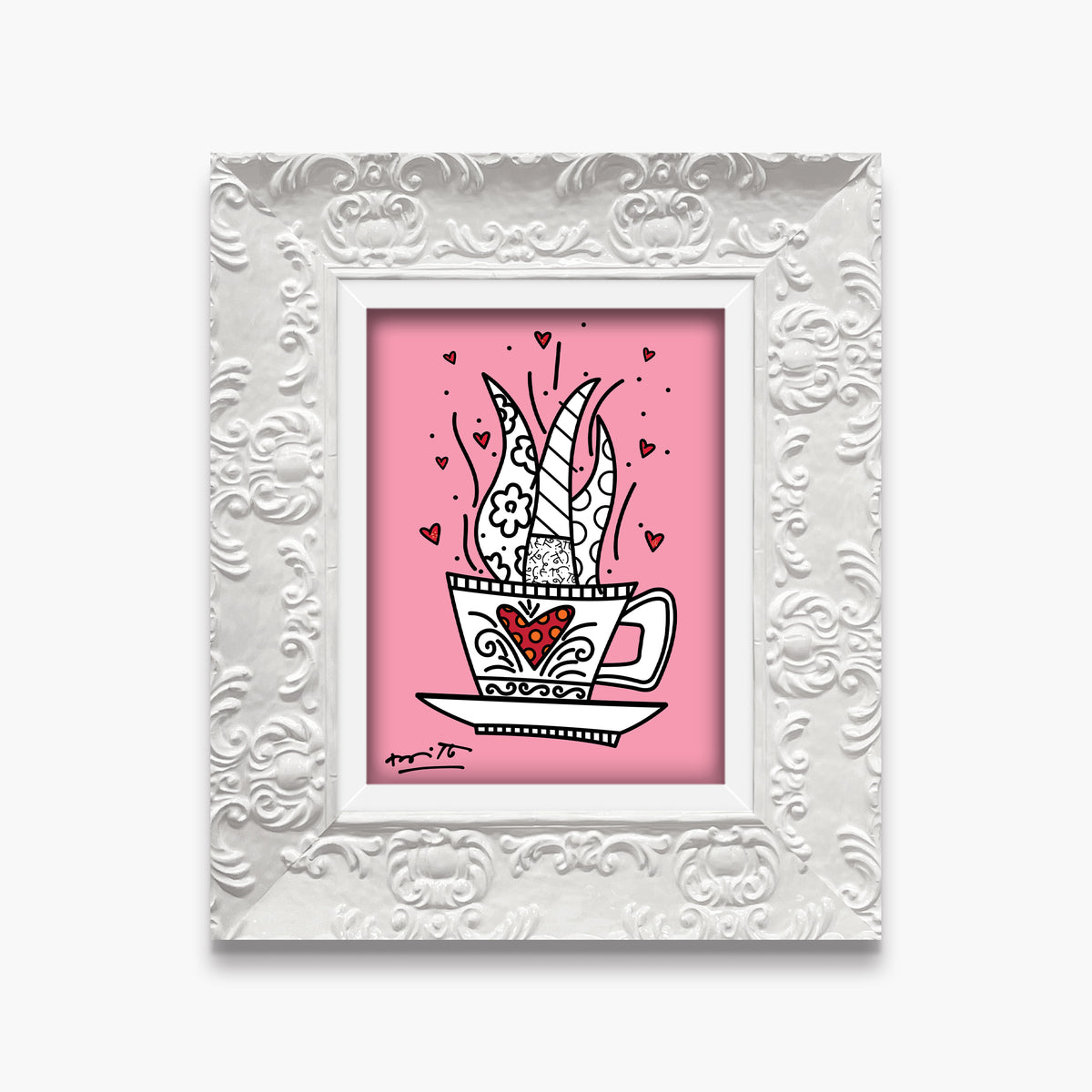 good morning pink limited edition  colorful decorative collectible gift idea