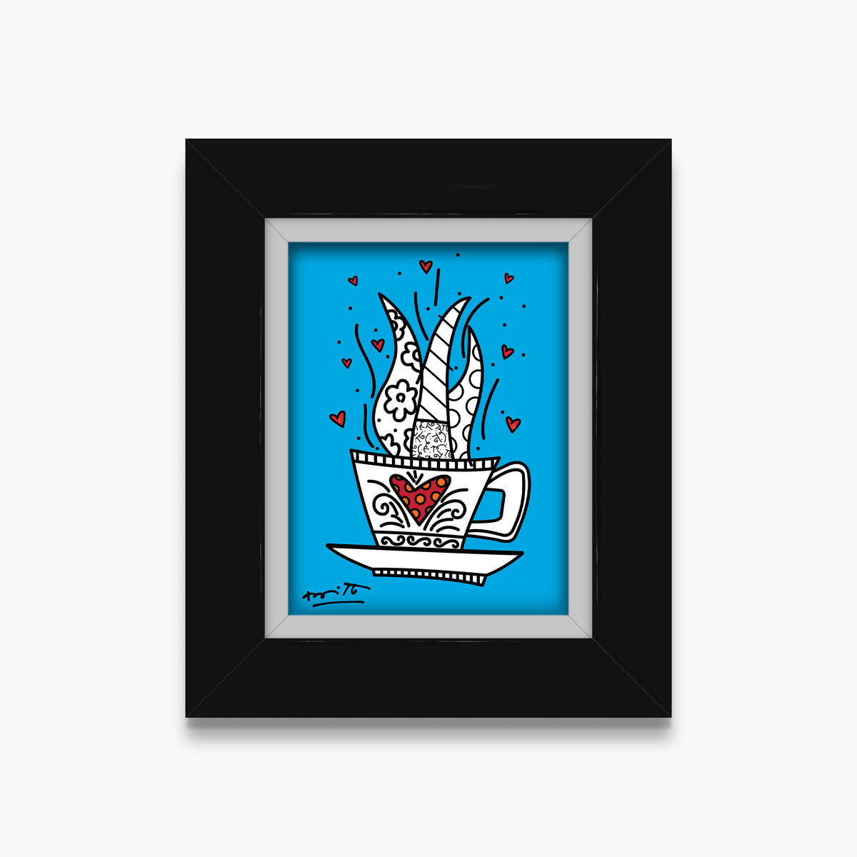 good morning blue limited edition  artistic colorful design collectible