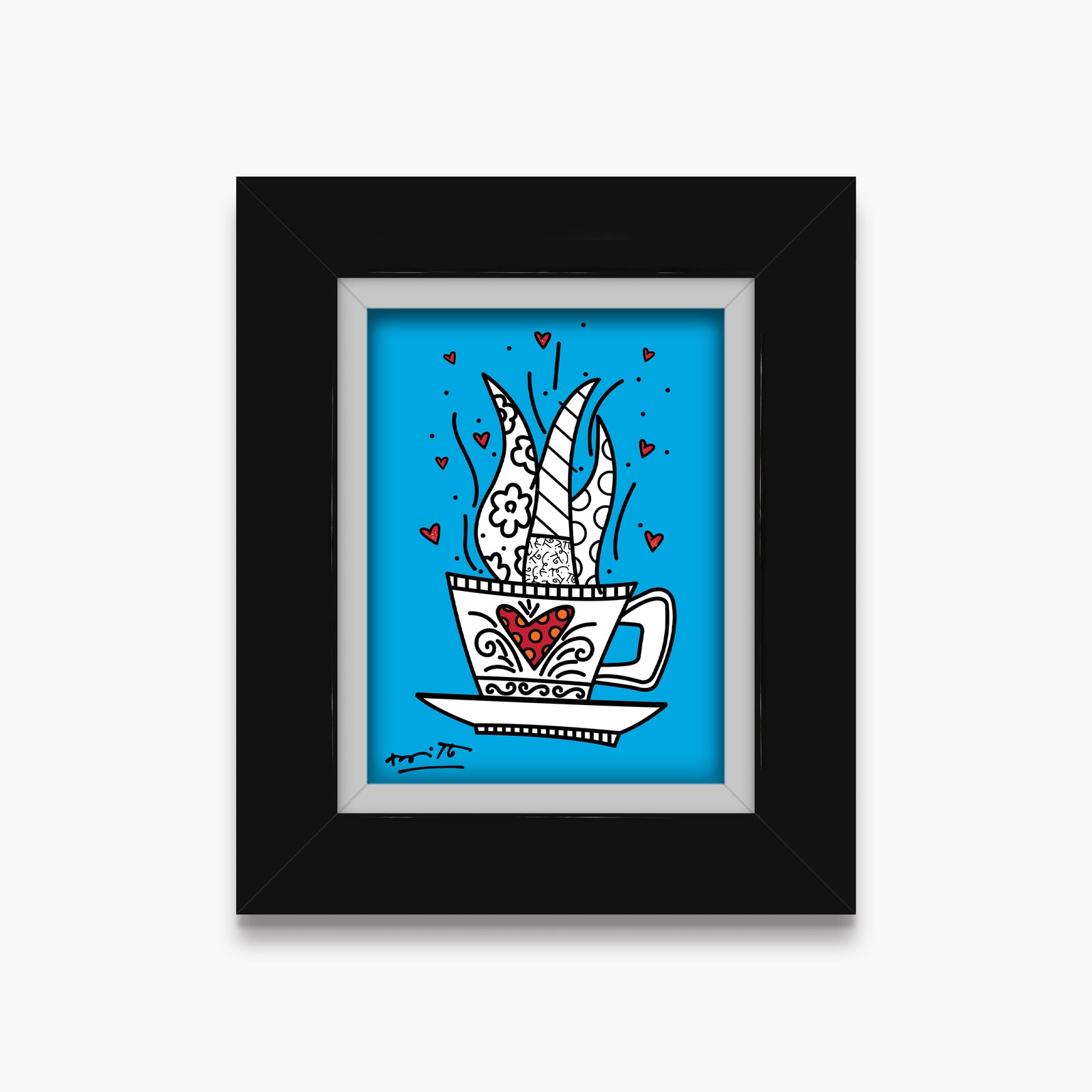 good morning blue limited edition  artistic colorful design collectible