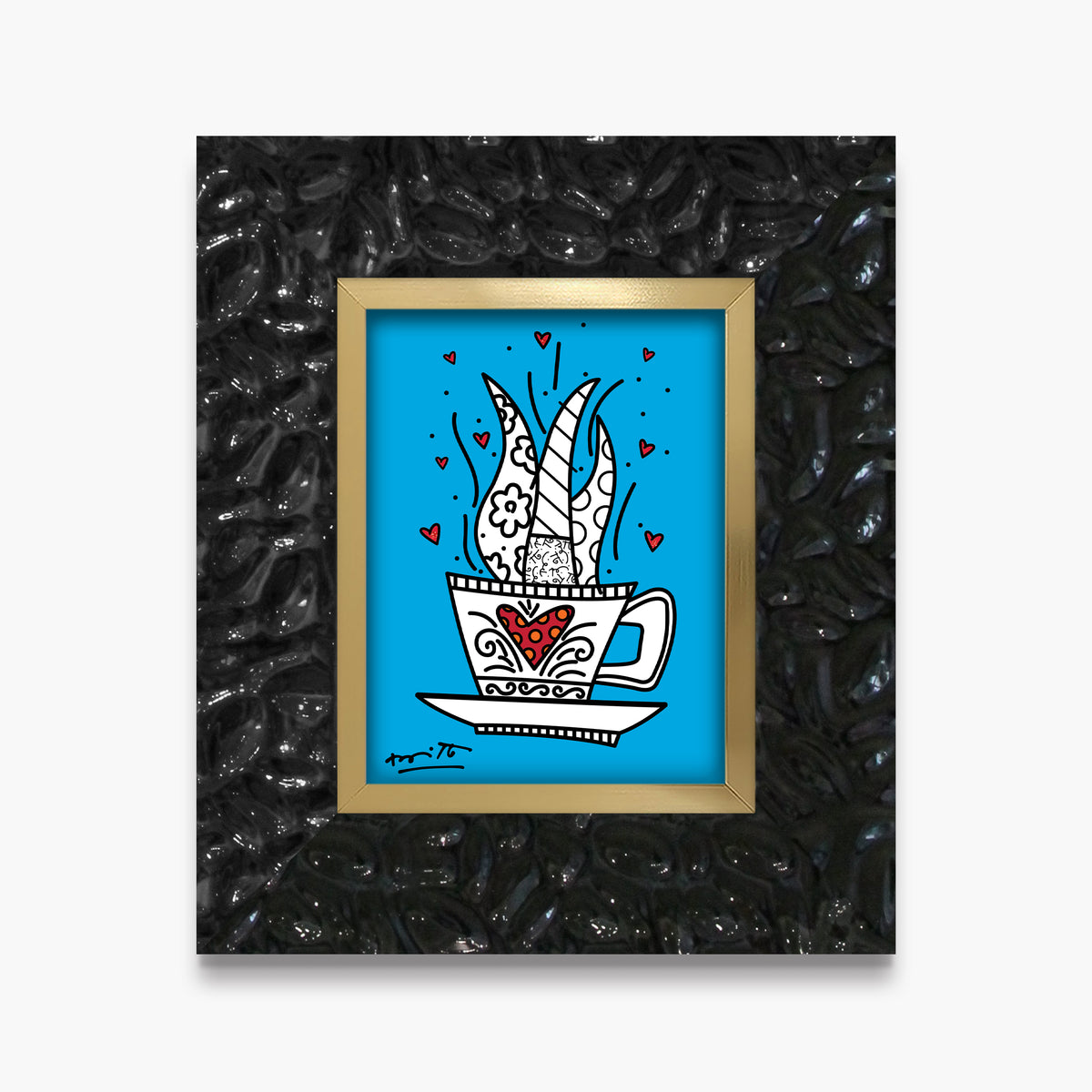 good morning blue limited edition  artistic colorful design collectible