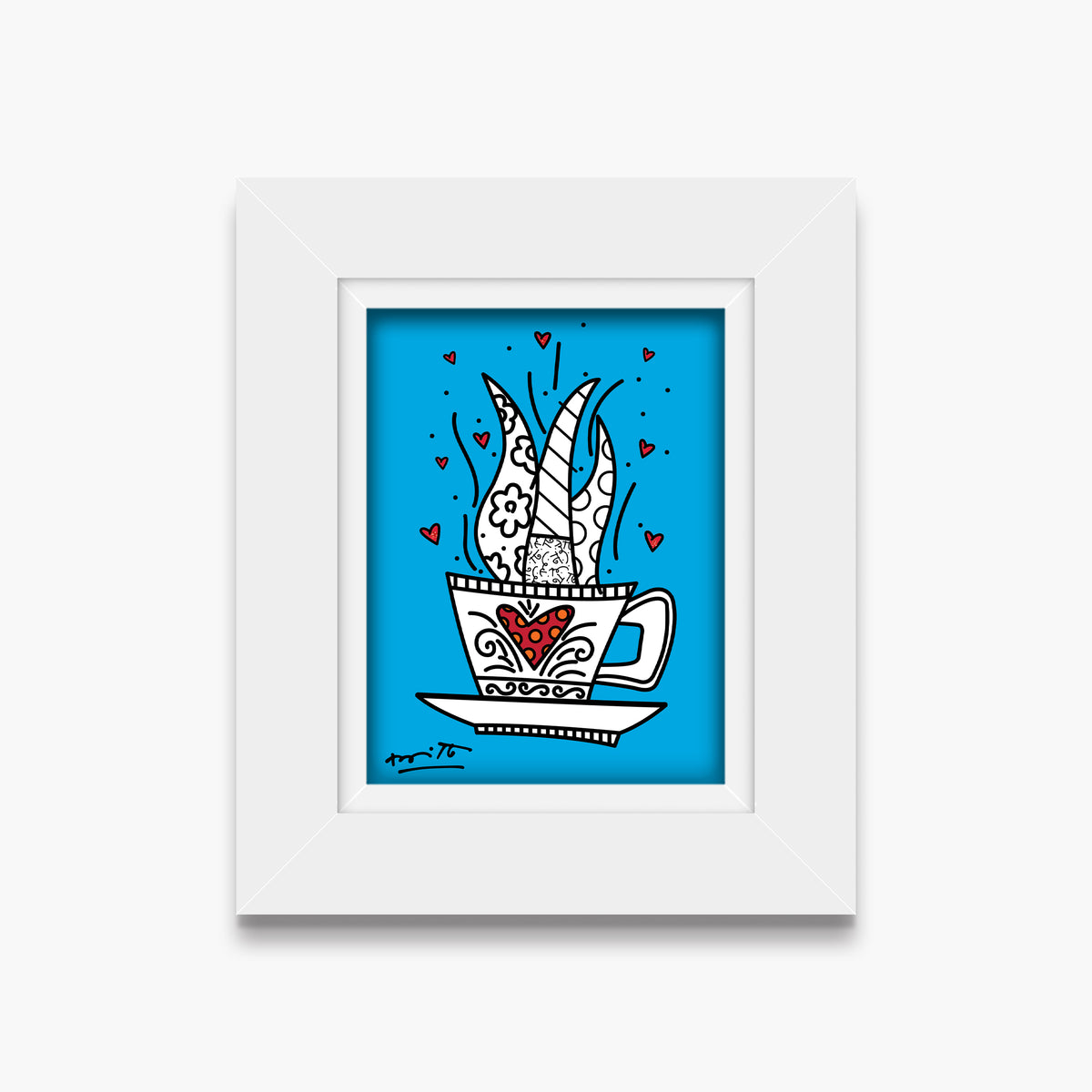 good morning blue limited edition  colorful decorative collectible gift idea
